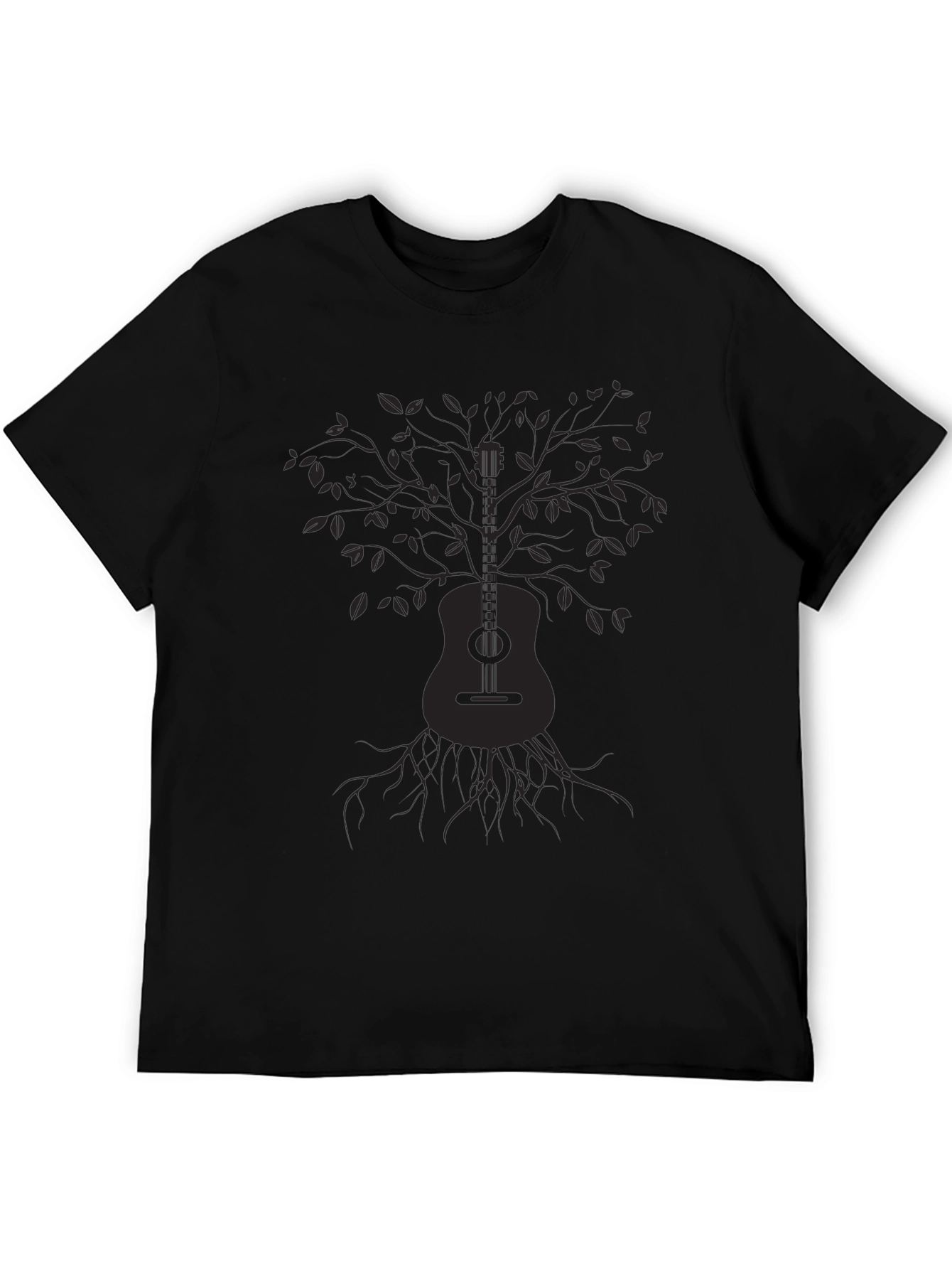 Guitar Tree Graphic T-Shirt - Music Lover Tee
