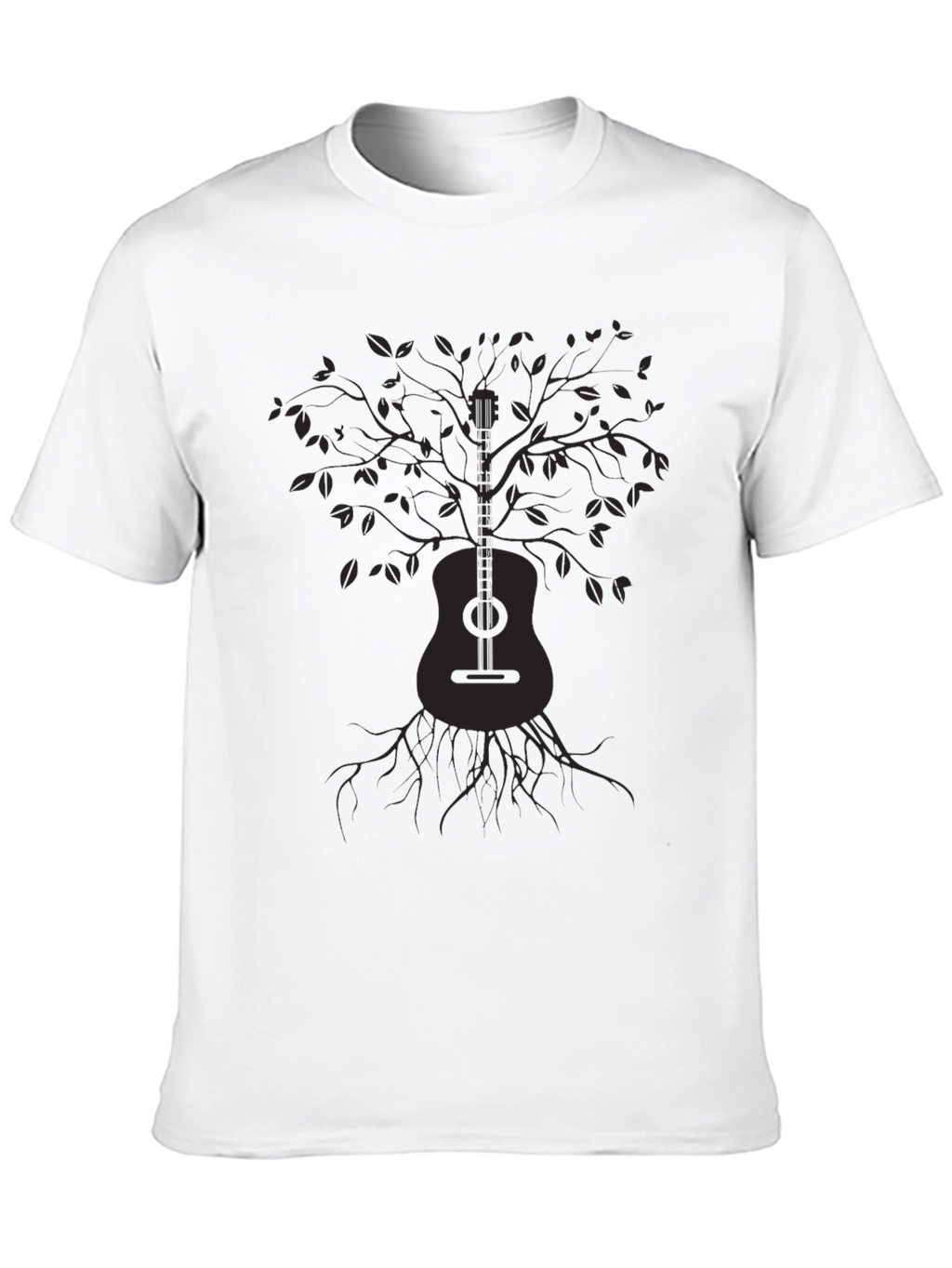 Guitar Tree Graphic T-Shirt - Music Lover Tee