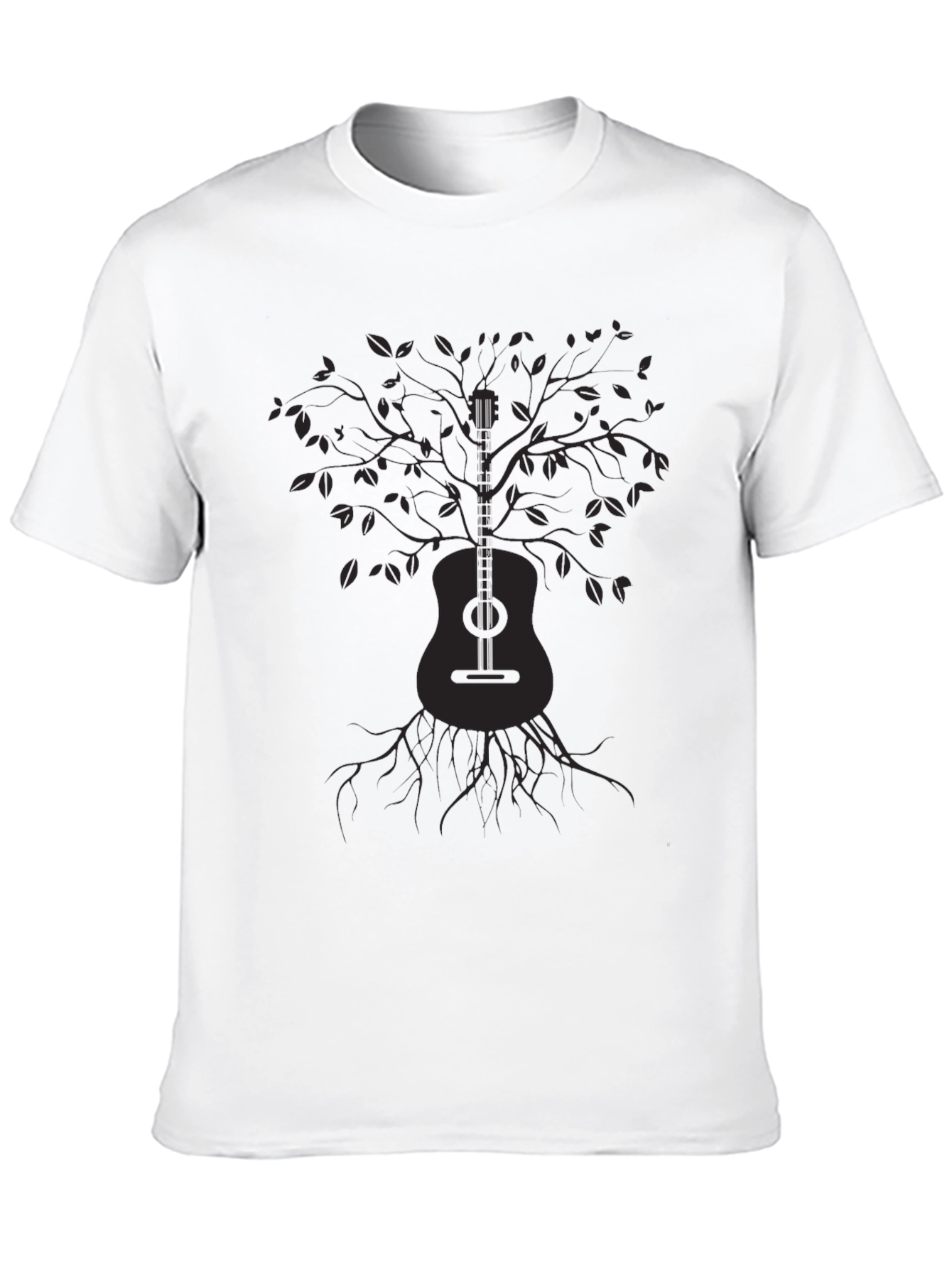 Guitar Tree Graphic T-Shirt - Music Lover Tee
