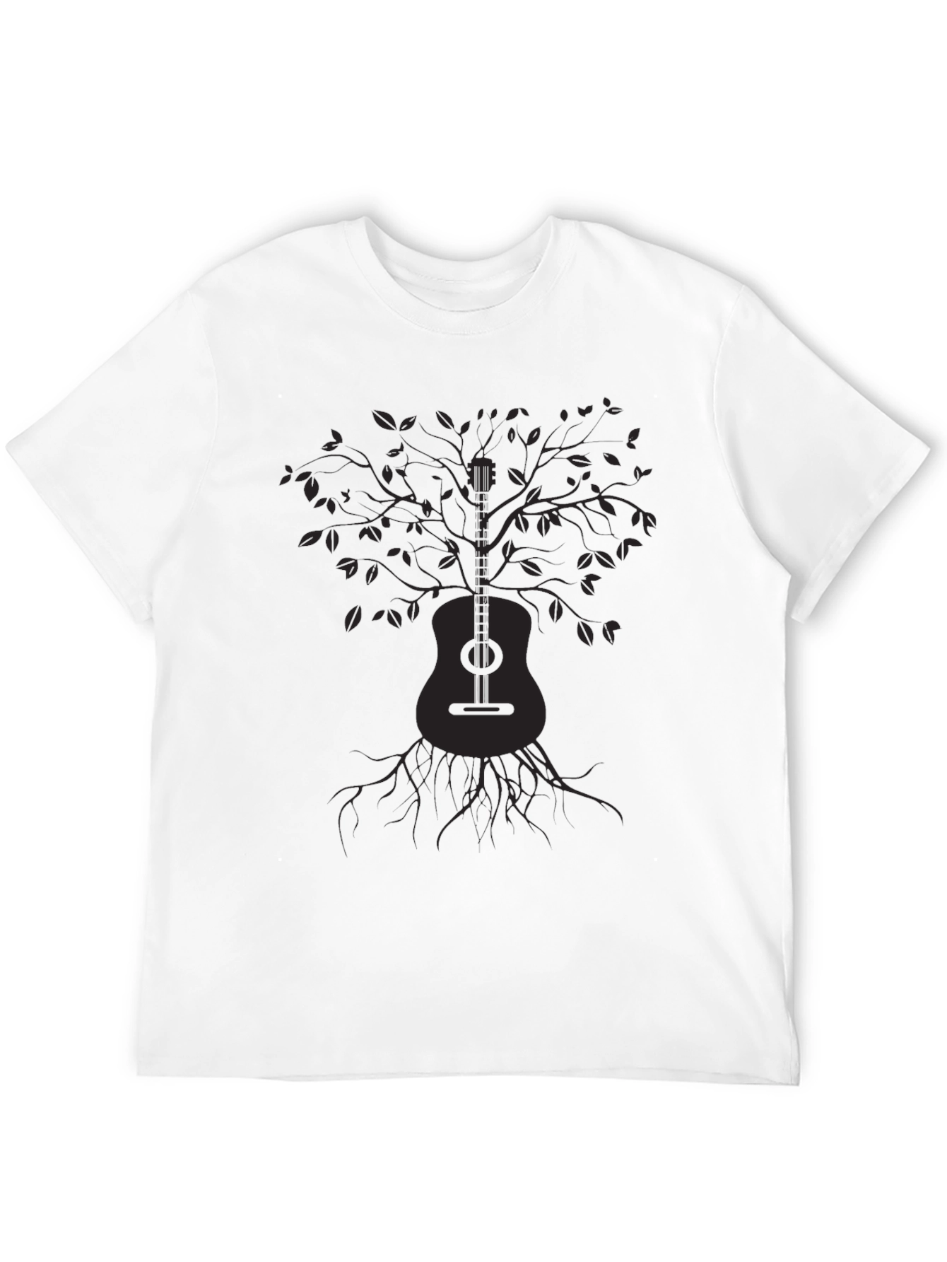 Guitar Tree Graphic T-Shirt - Music Lover Tee