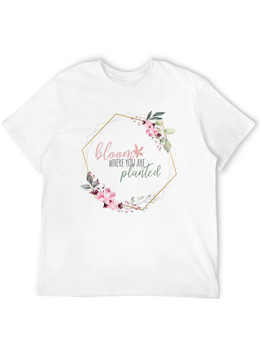 Bloom Where You Are Planted Floral Graphic Tee