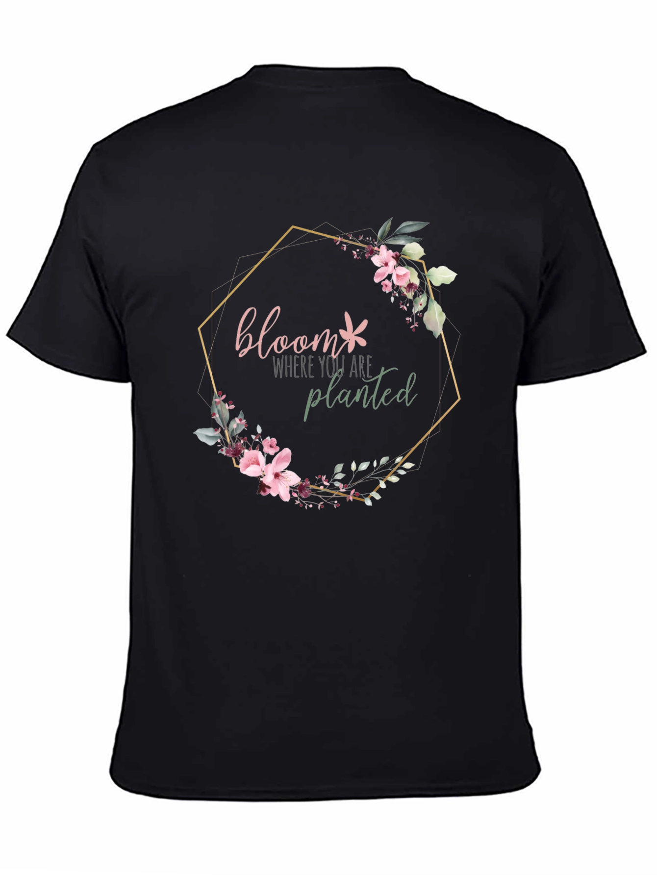 Bloom Where You Are Planted Floral Graphic Tee