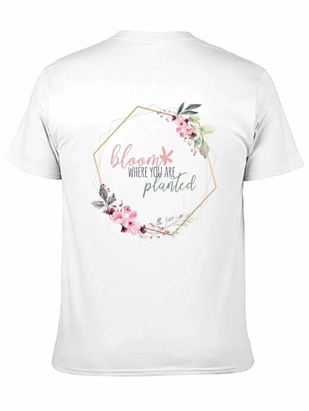 Bloom Where You Are Planted Floral Graphic Tee