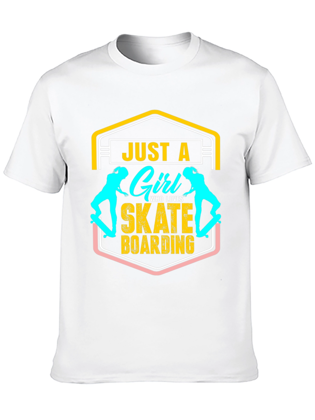 Just A Girl Who Loves Skateboarding T-Shirt