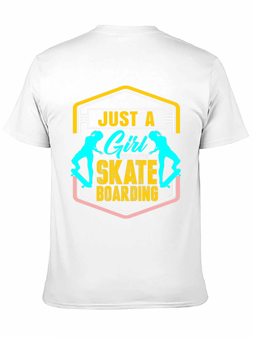Just A Girl Who Loves Skateboarding T-Shirt