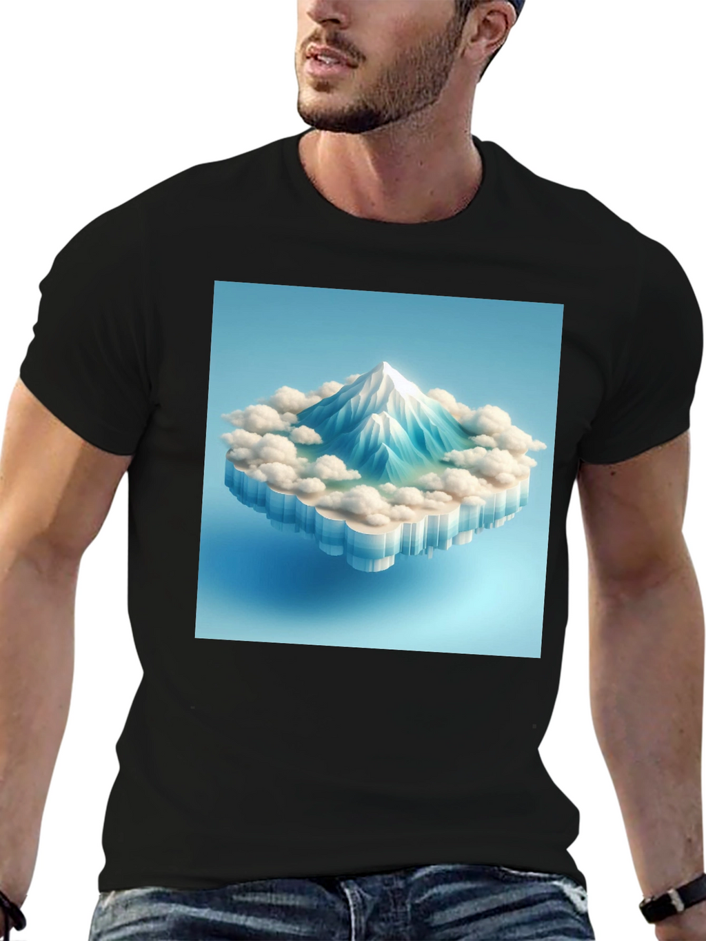 Mountain Peak Graphic Tee - Modern Style
