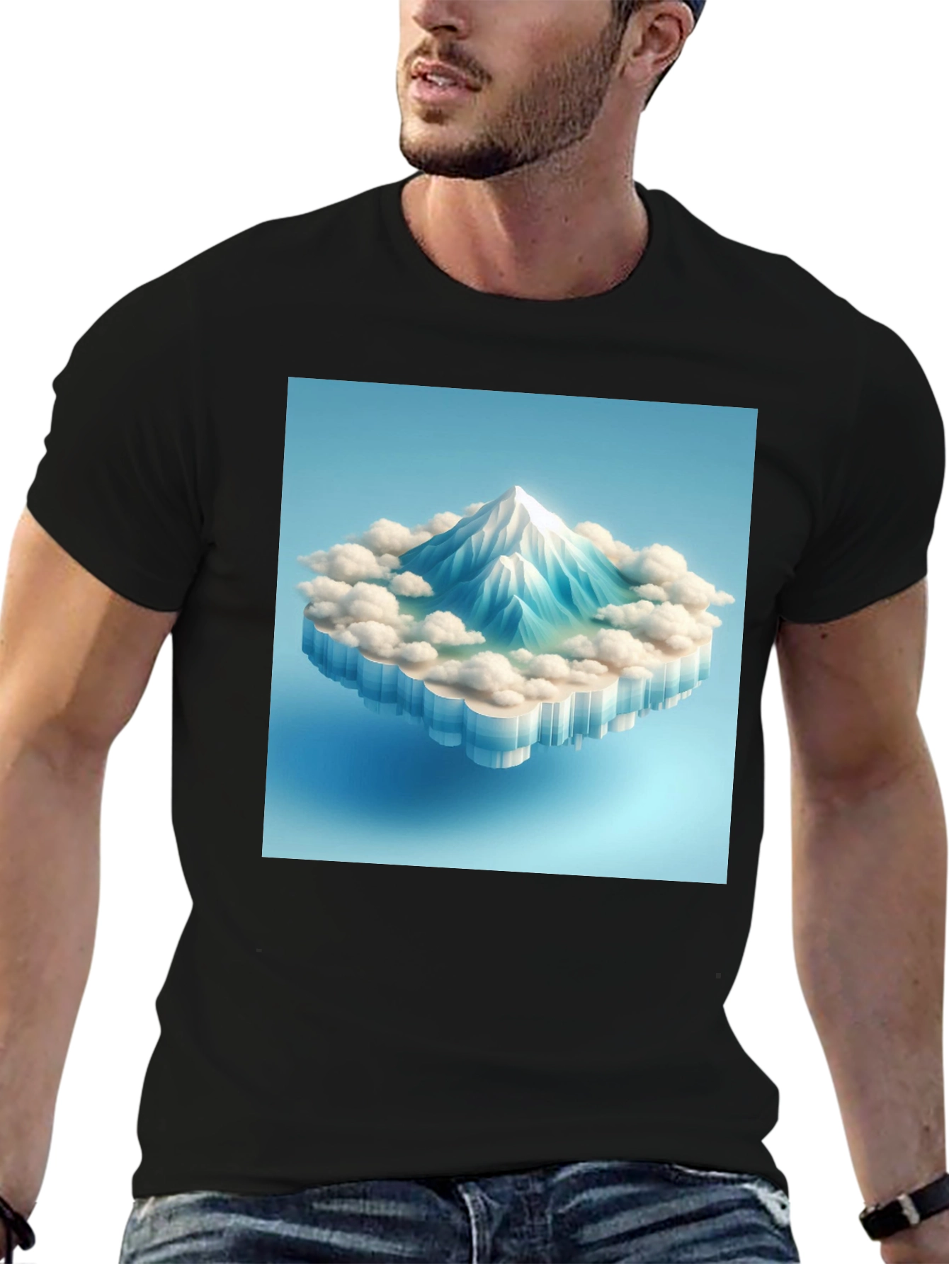 Mountain Peak Graphic Tee - Modern Style