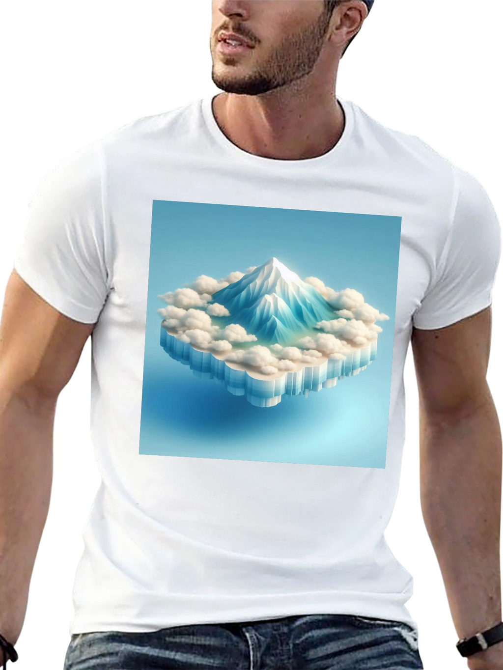 Mountain Peak Graphic Tee - Modern Style