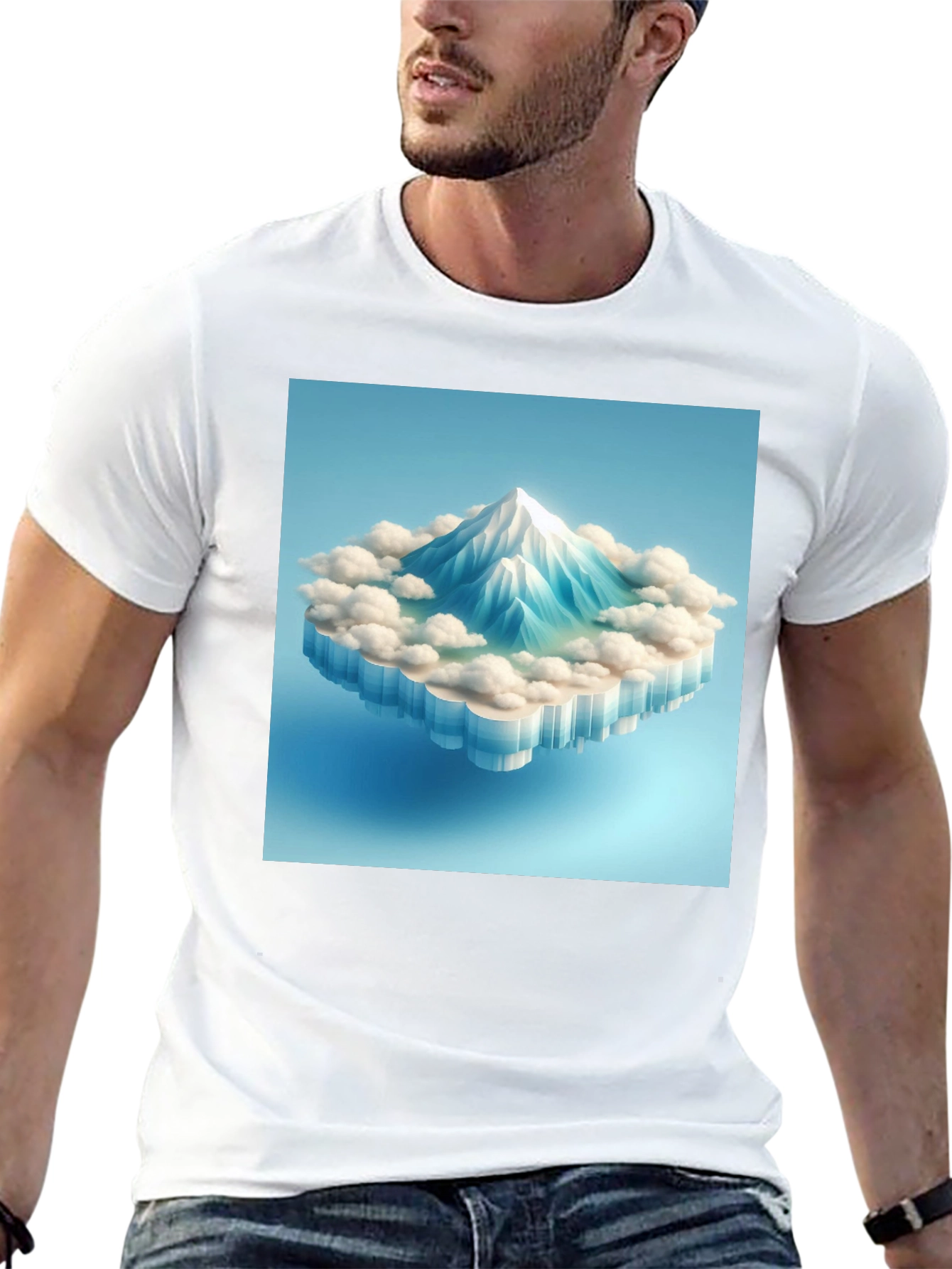 Mountain Peak Graphic Tee - Modern Style
