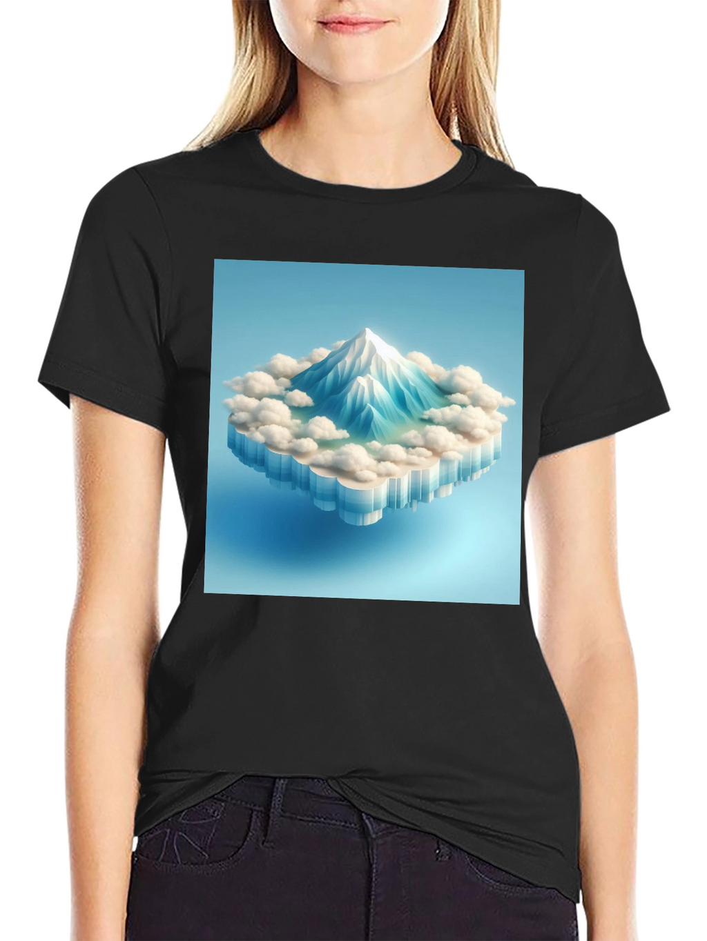 Mountain Peak Graphic Tee - Modern Style