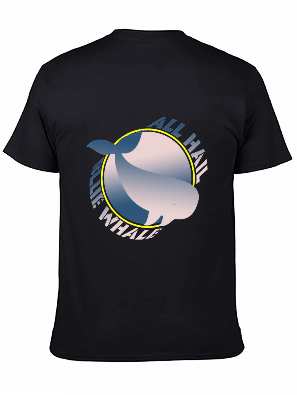 All Hail Blue Whale Graphic Tee