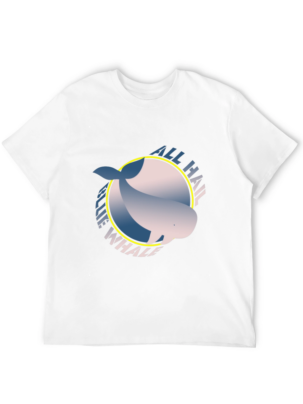 All Hail Blue Whale Graphic Tee