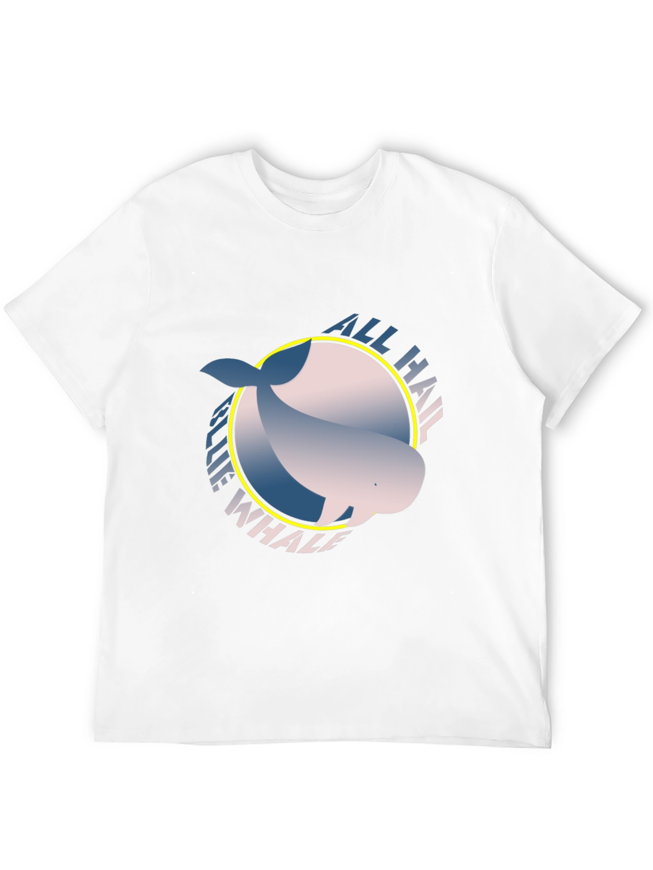 All Hail Blue Whale Graphic Tee