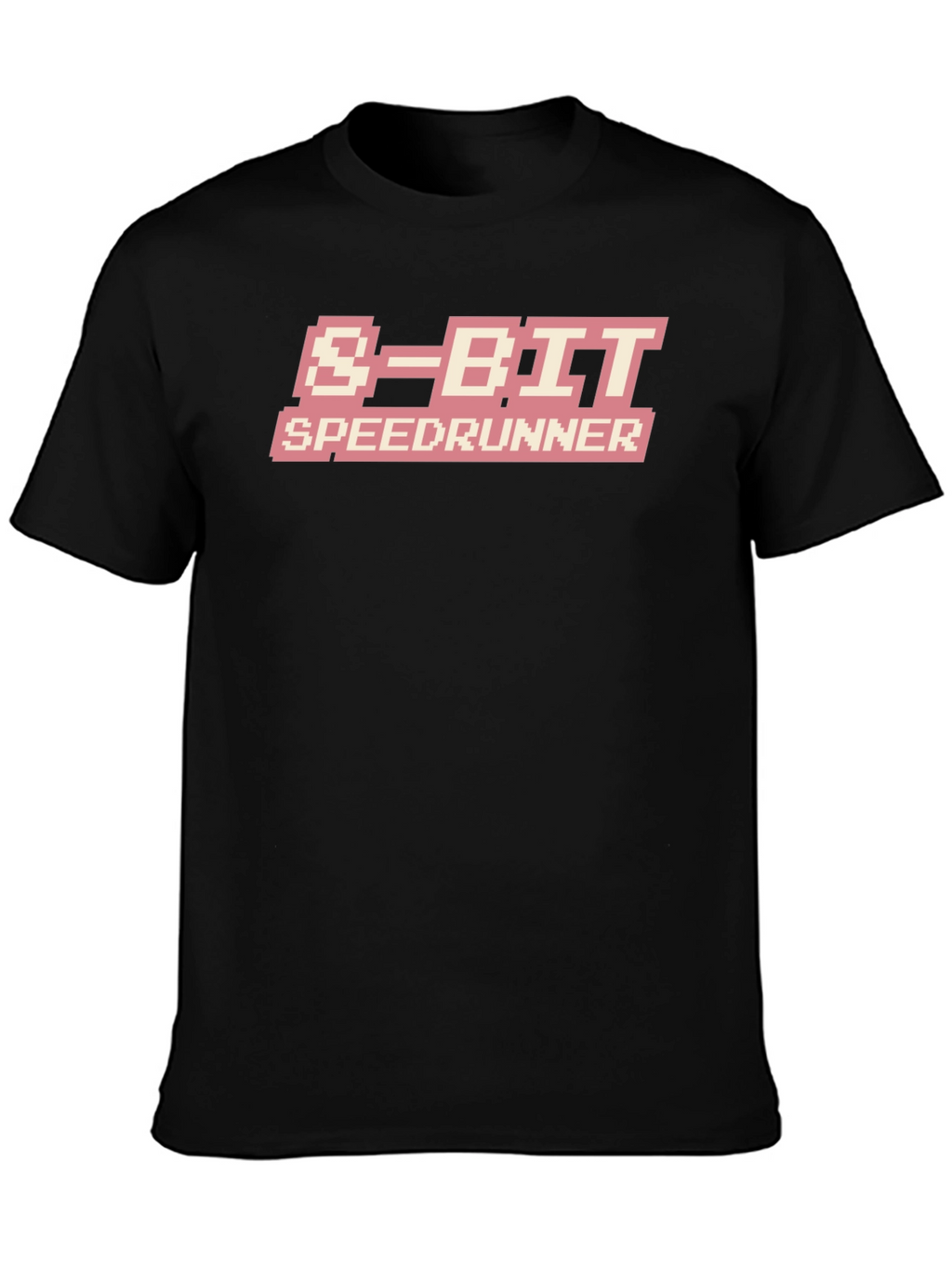 8-Bit Speedrunner Black T-Shirt
