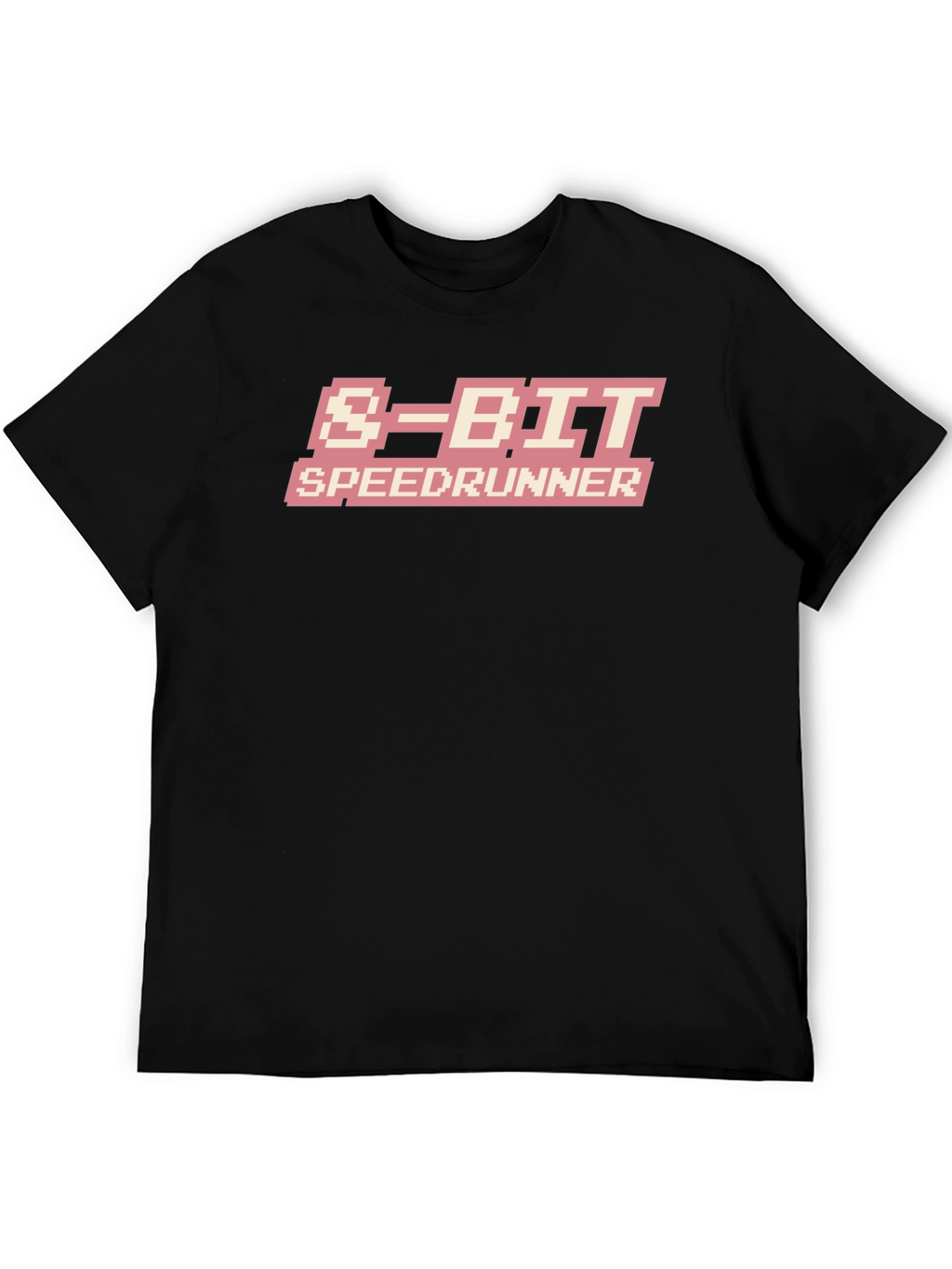 8-Bit Speedrunner Black T-Shirt