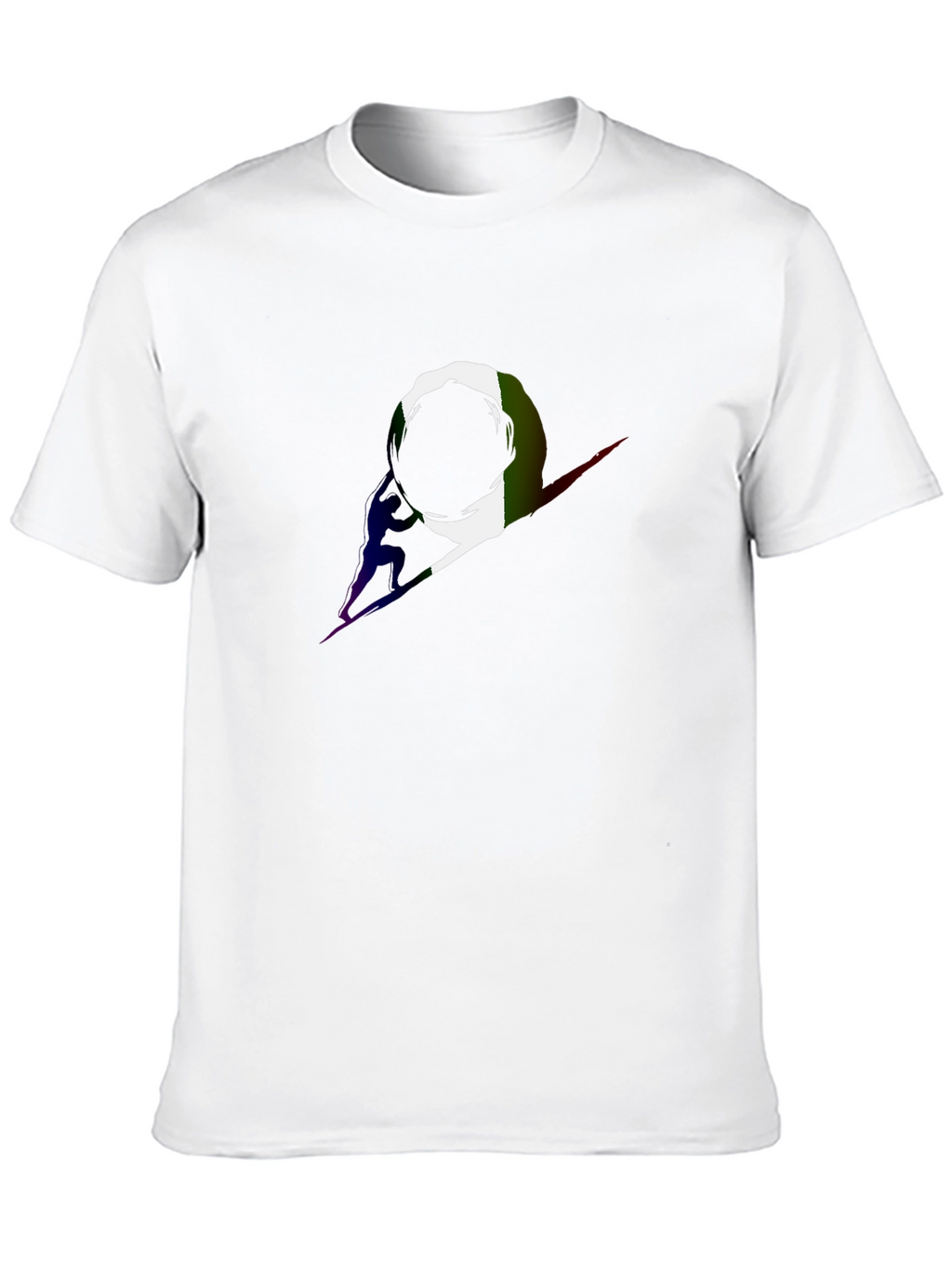 Astronaut Silhouette Black T-Shirt
