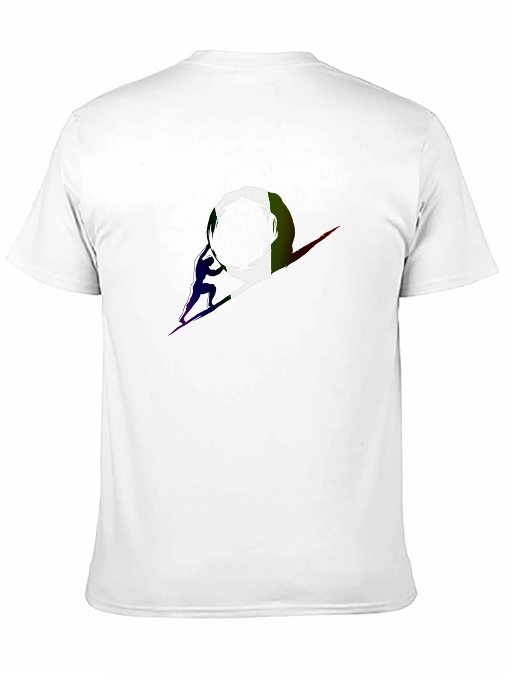 Astronaut Silhouette Black T-Shirt