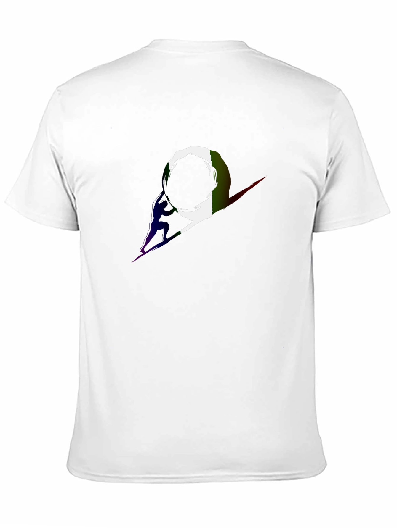 Astronaut Silhouette Black T-Shirt