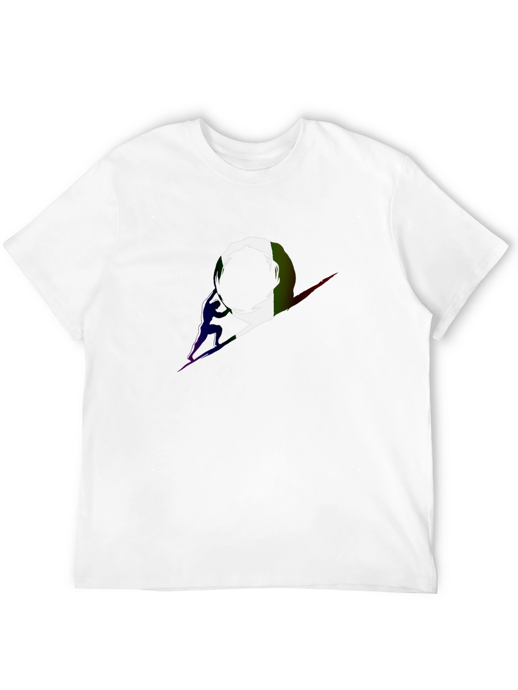Astronaut Silhouette Black T-Shirt