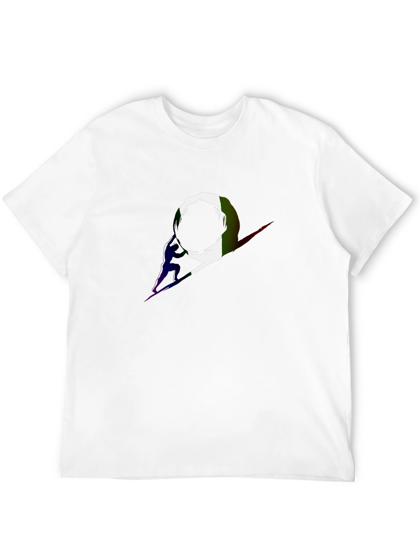 Astronaut Silhouette Black T-Shirt