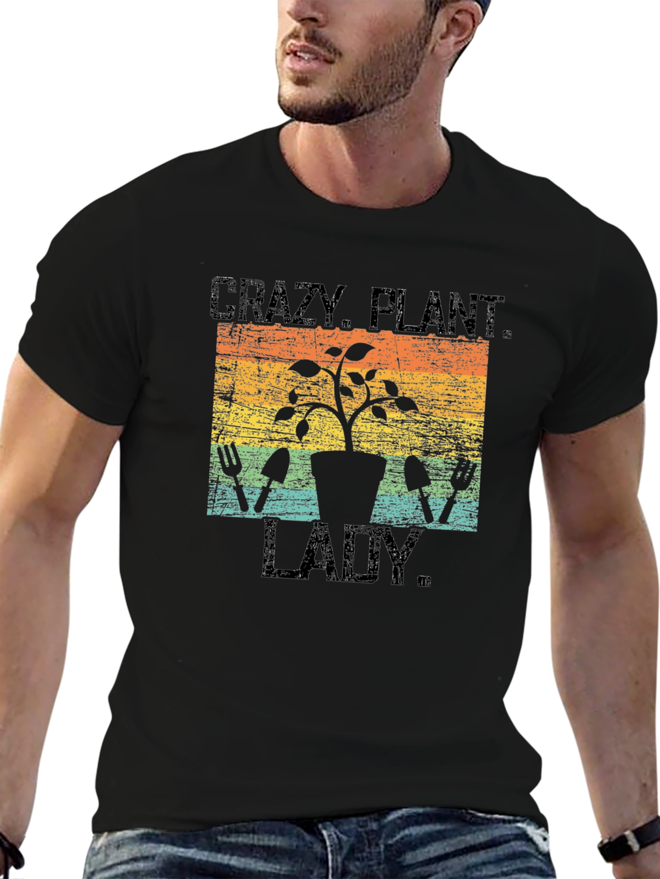 Crazy Plant Lady T-Shirt - Gardening Tee
