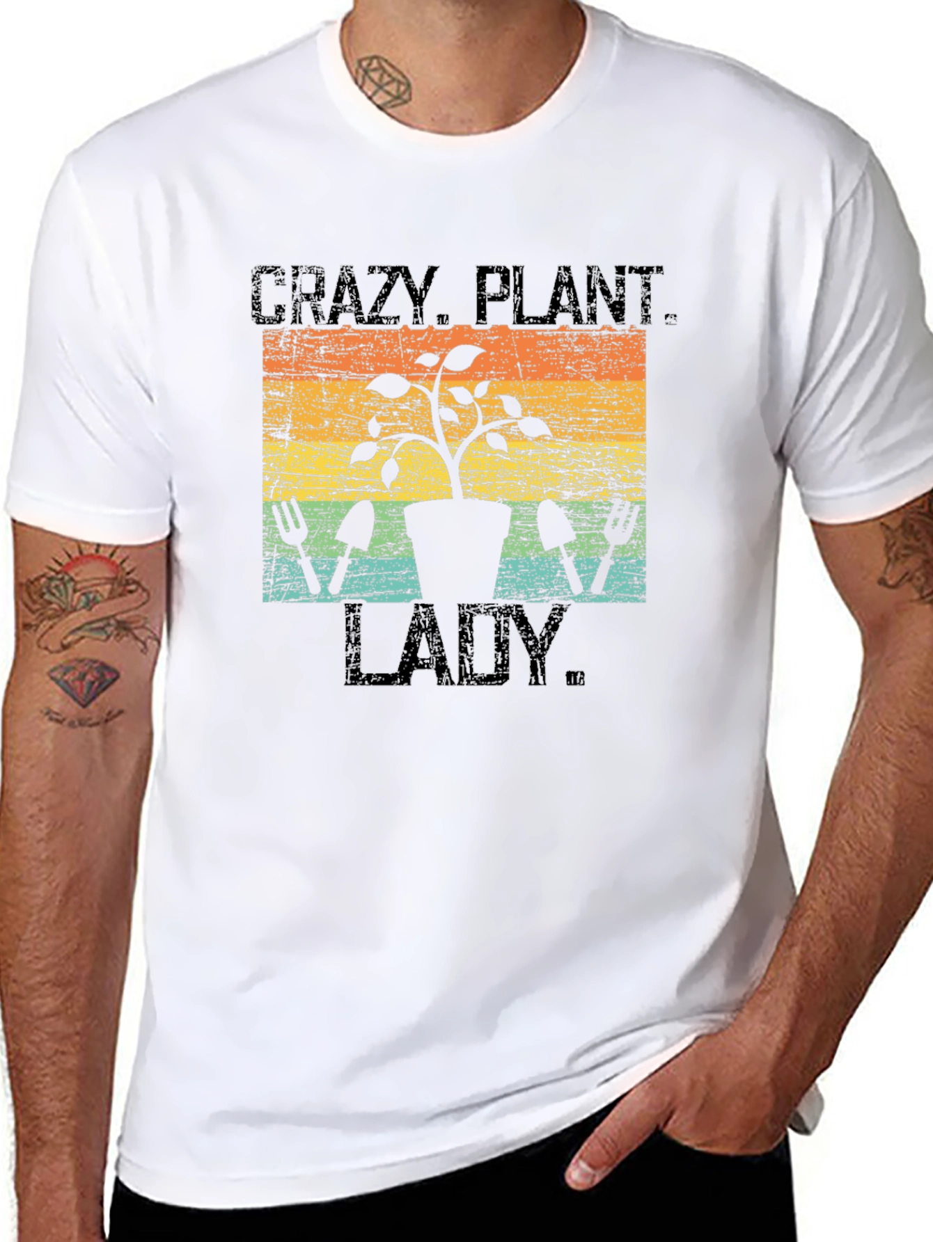 Crazy Plant Lady T-Shirt - Gardening Tee