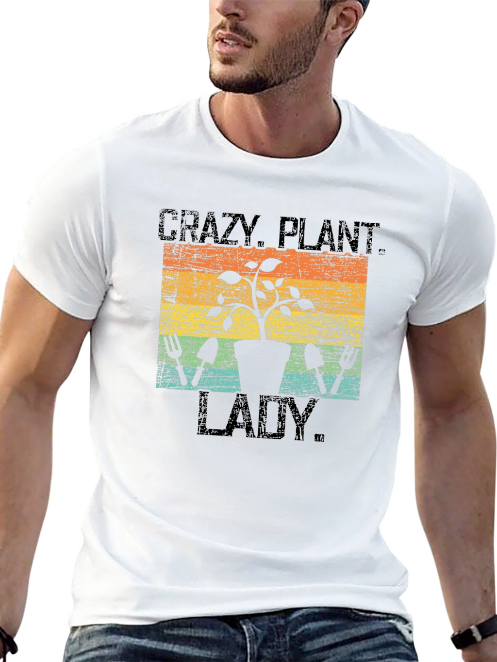Crazy Plant Lady T-Shirt - Gardening Tee