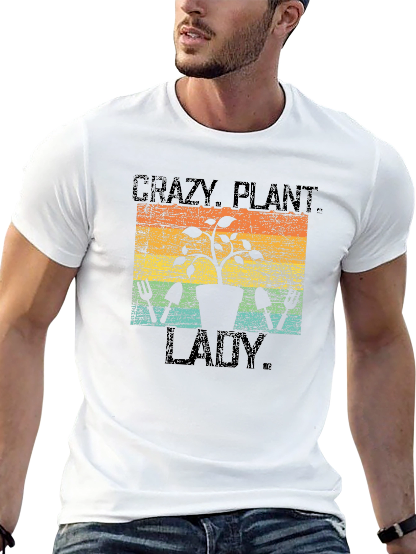 Crazy Plant Lady T-Shirt - Gardening Tee