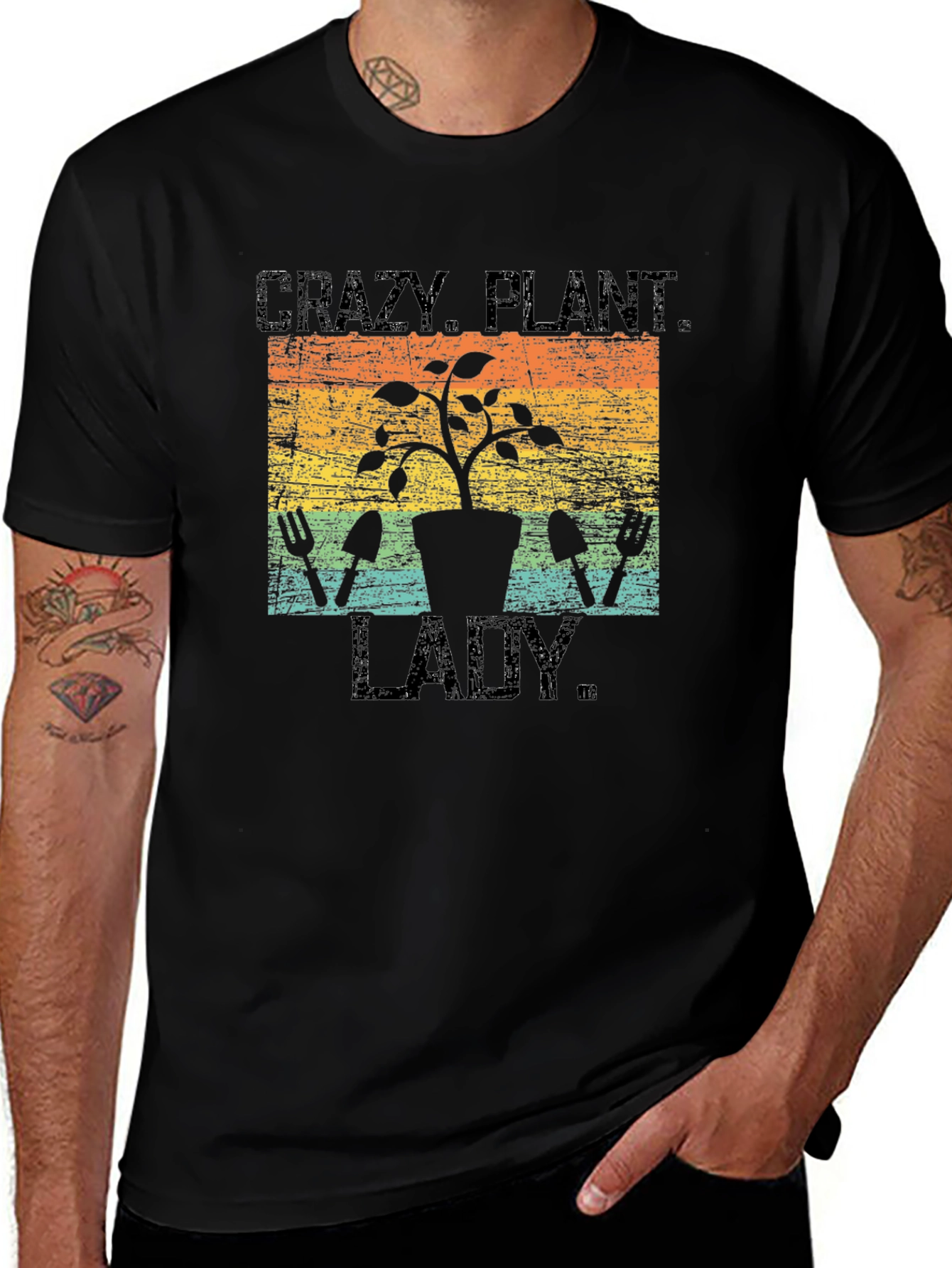 Crazy Plant Lady T-Shirt - Gardening Tee