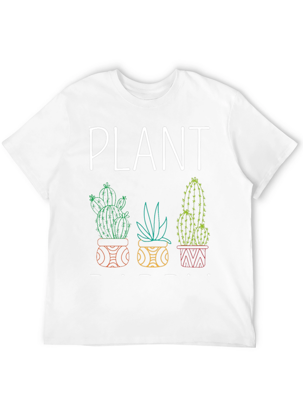 Plant Lover Graphic Tee - Cactus Design