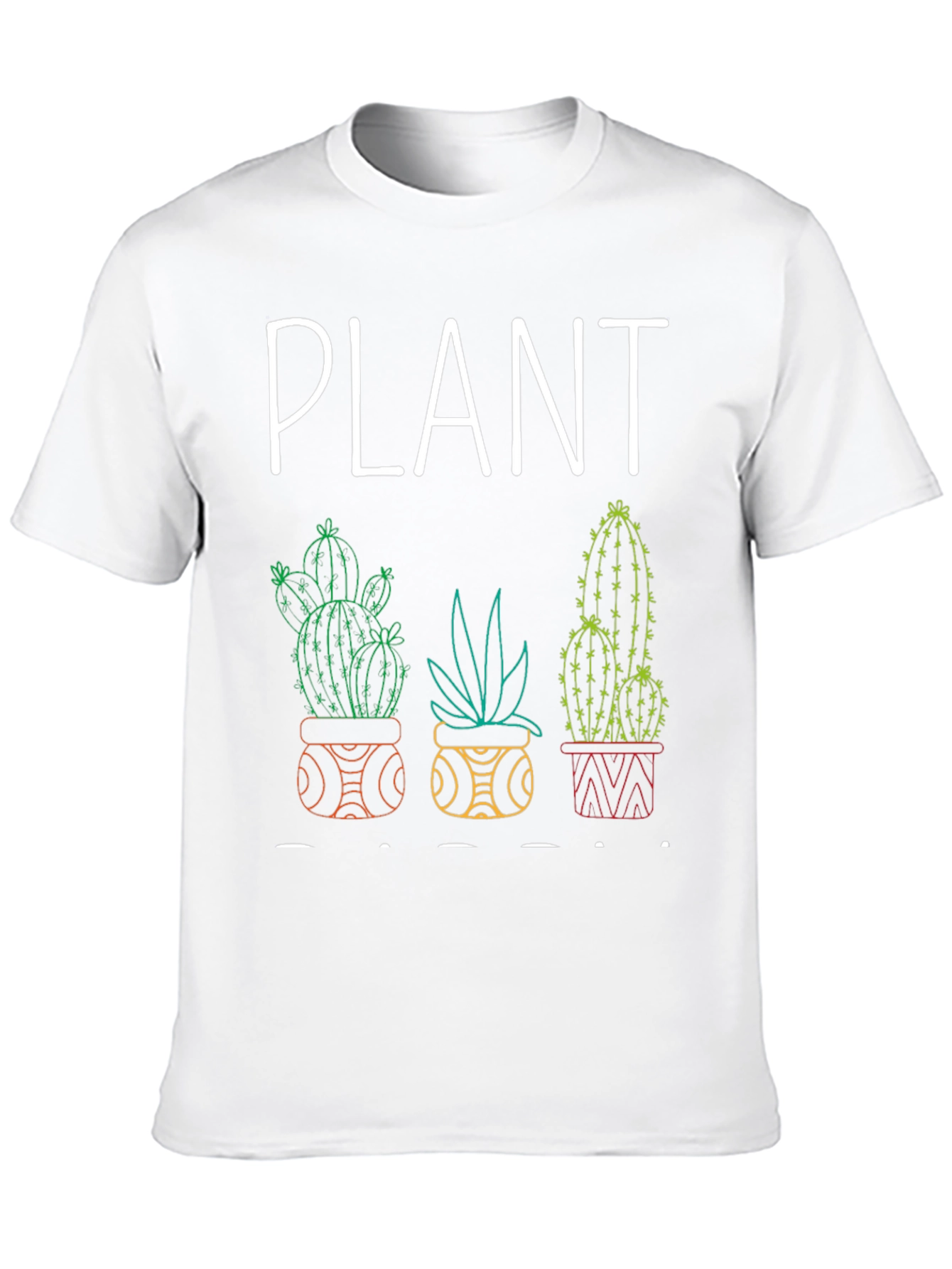 Plant Lover Graphic Tee - Cactus Design