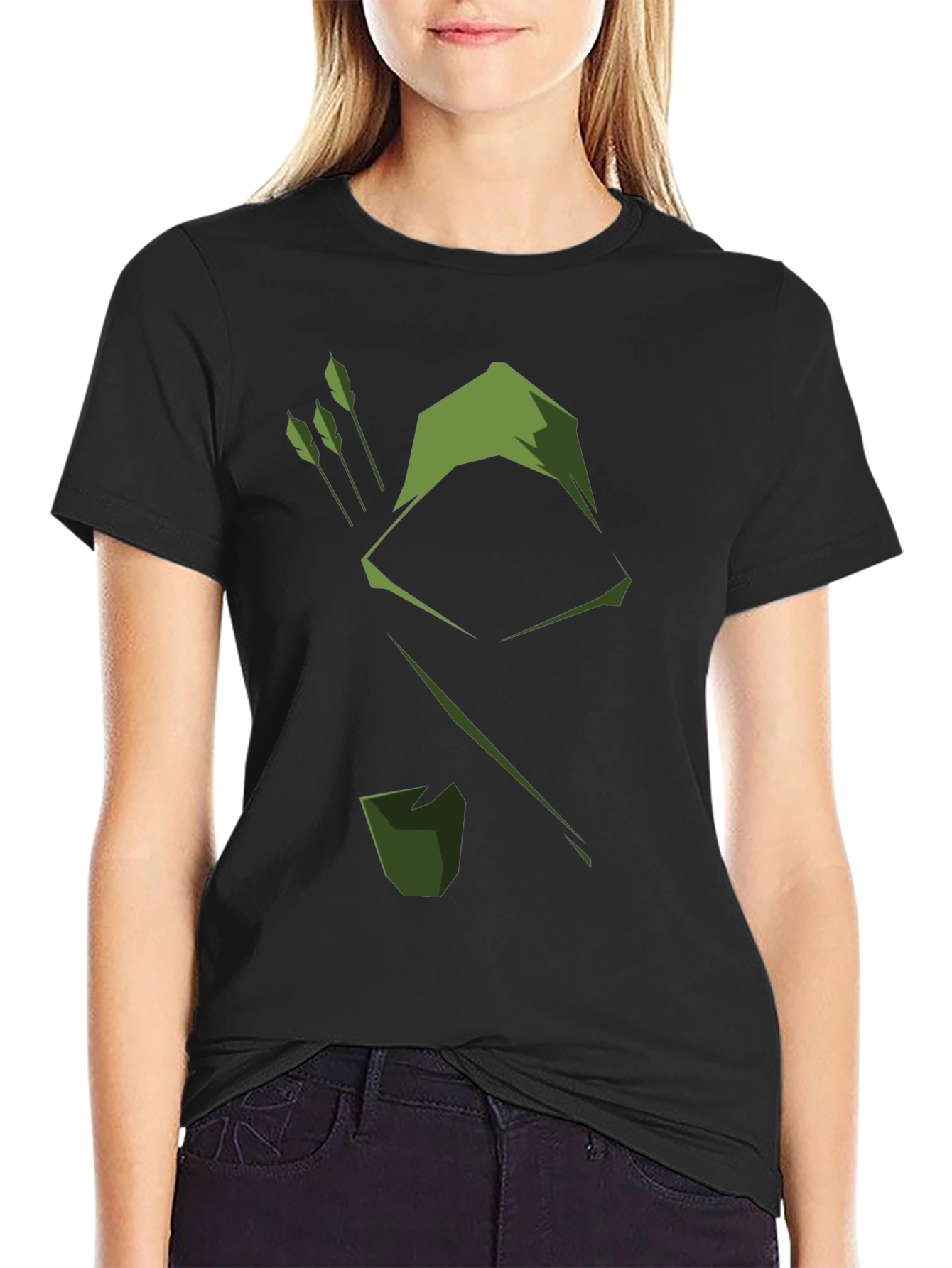 Green Arrow Graphic T-Shirt - Comic Book Style