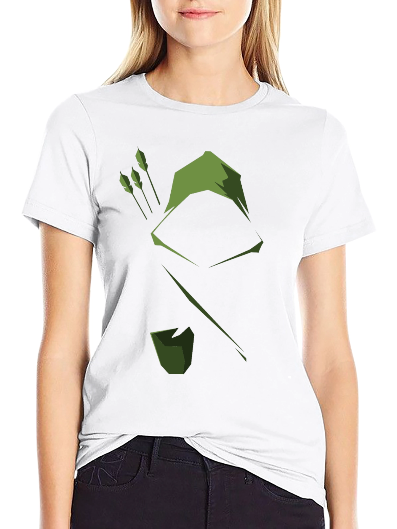Green Arrow Graphic T-Shirt - Comic Book Style
