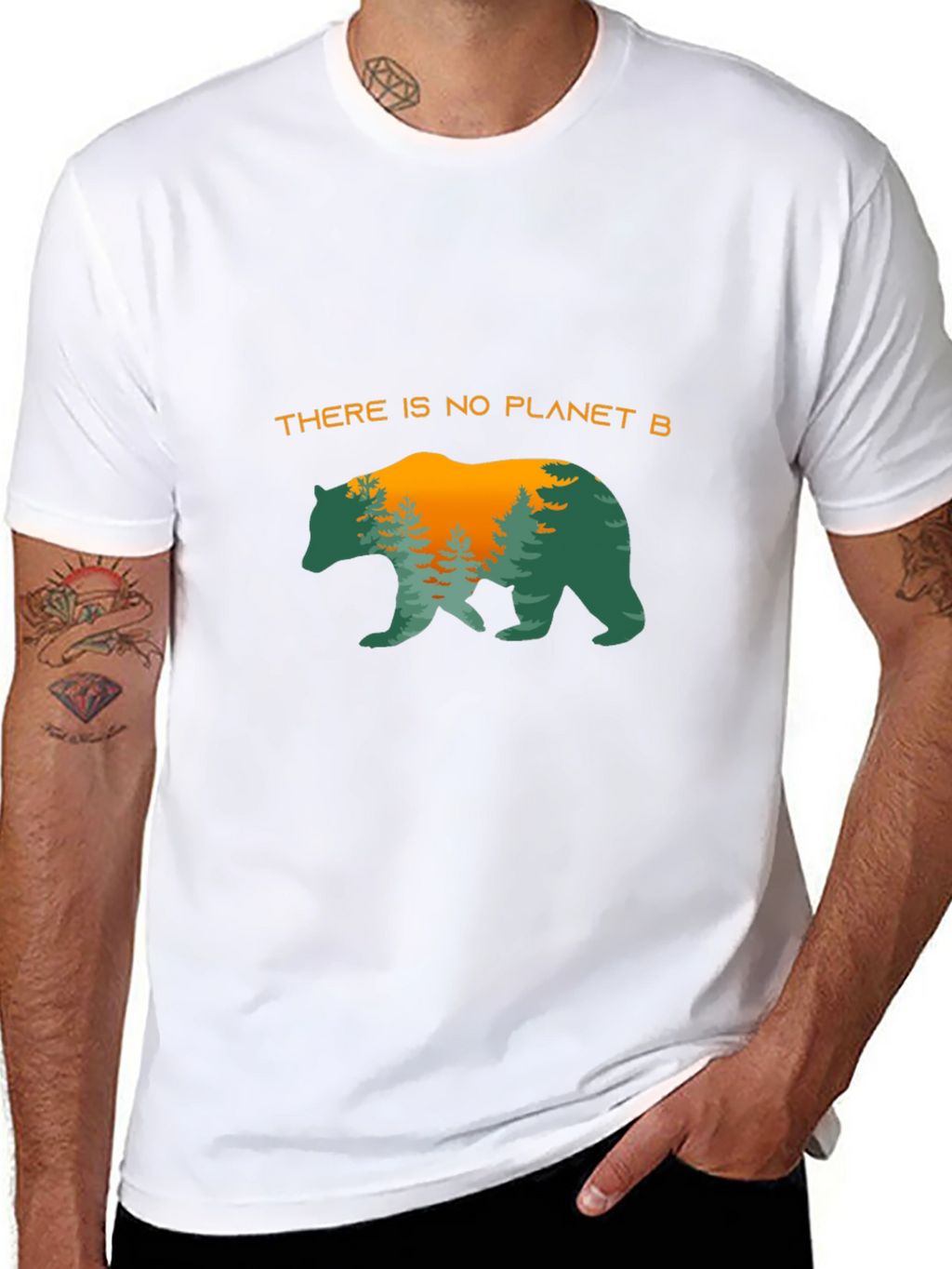 There is No Planet B Bear Graphic Tee