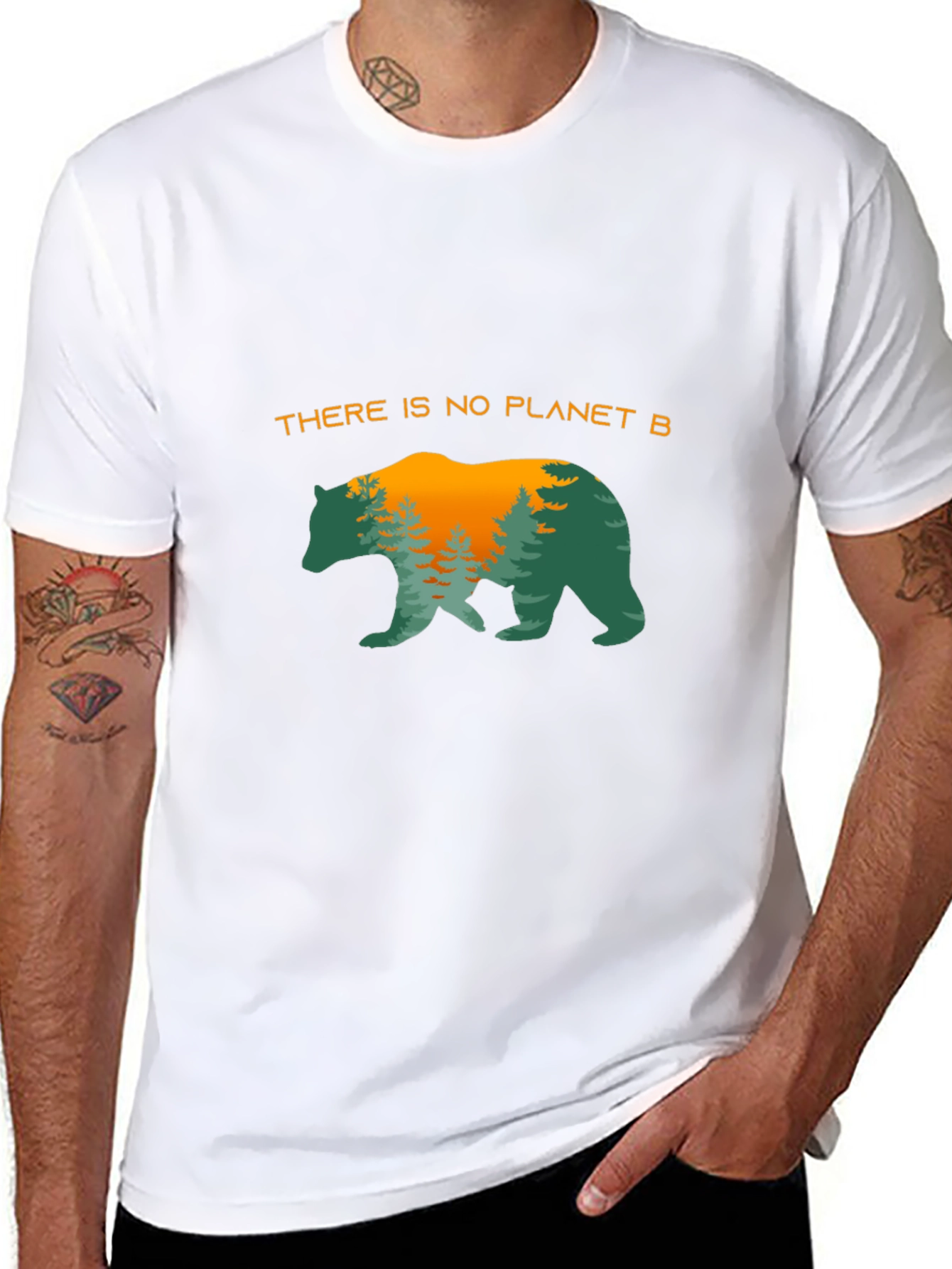 There is No Planet B Bear Graphic Tee