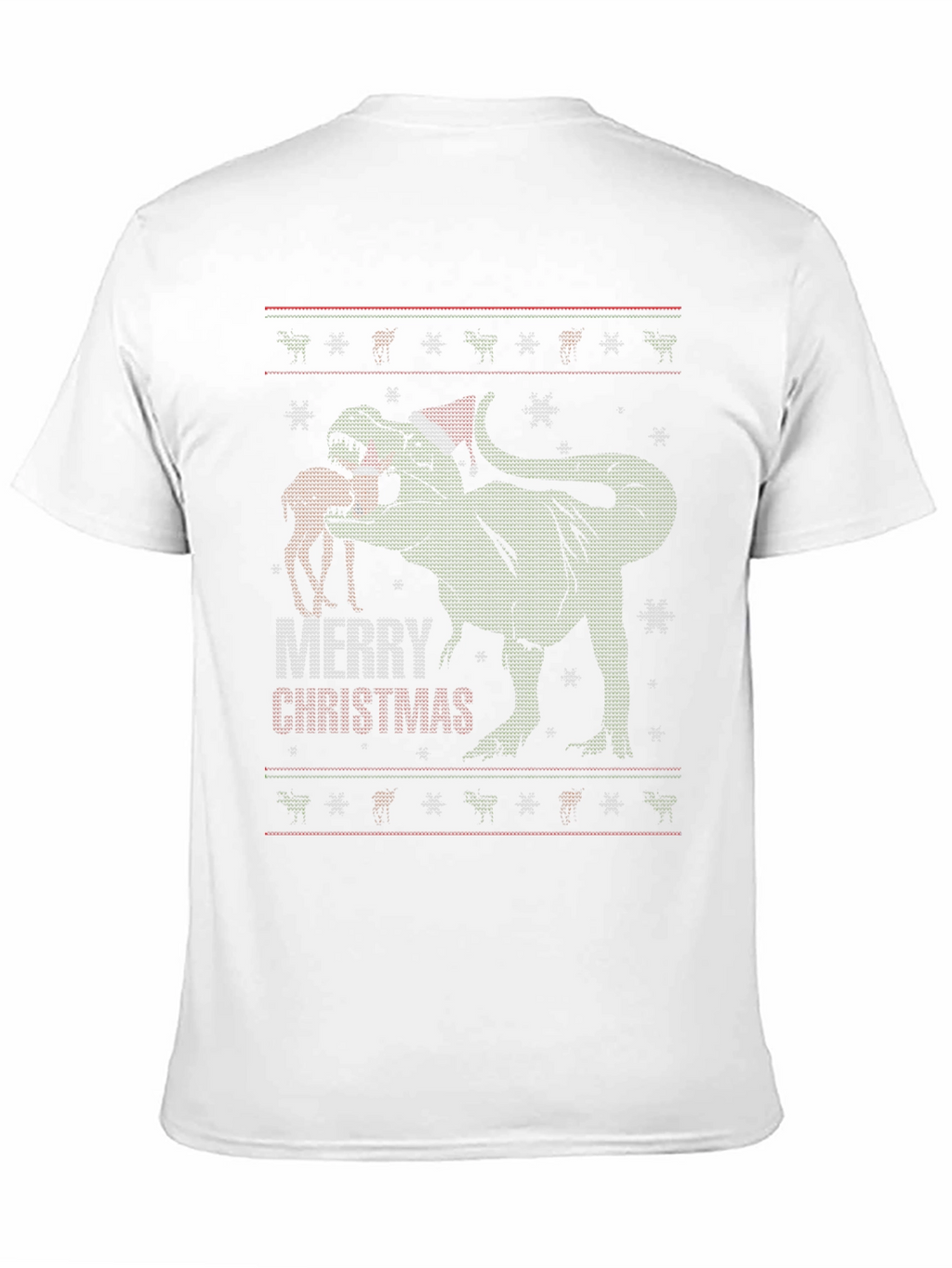 T-Rex Merry Christmas Ugly Sweater T-Shirt
