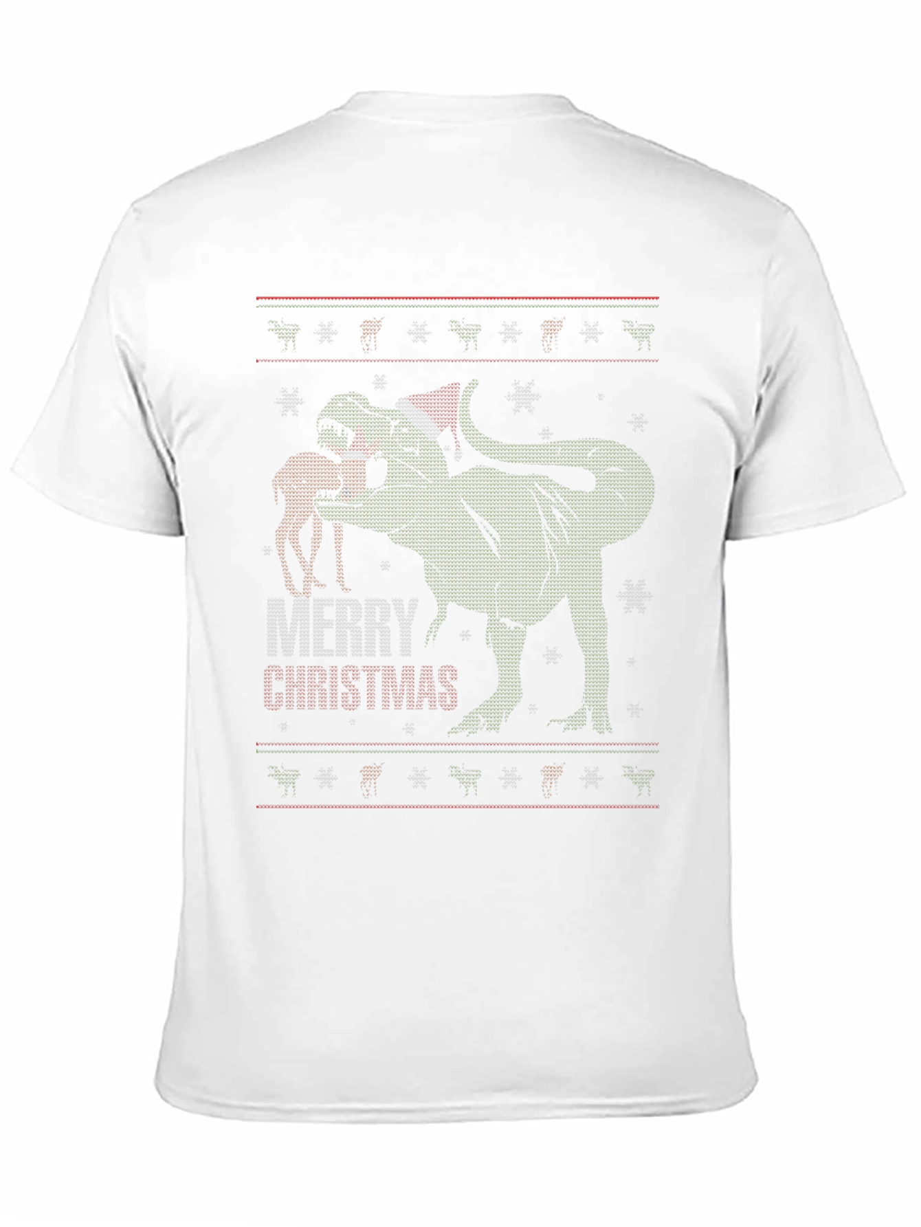 T-Rex Merry Christmas Ugly Sweater T-Shirt