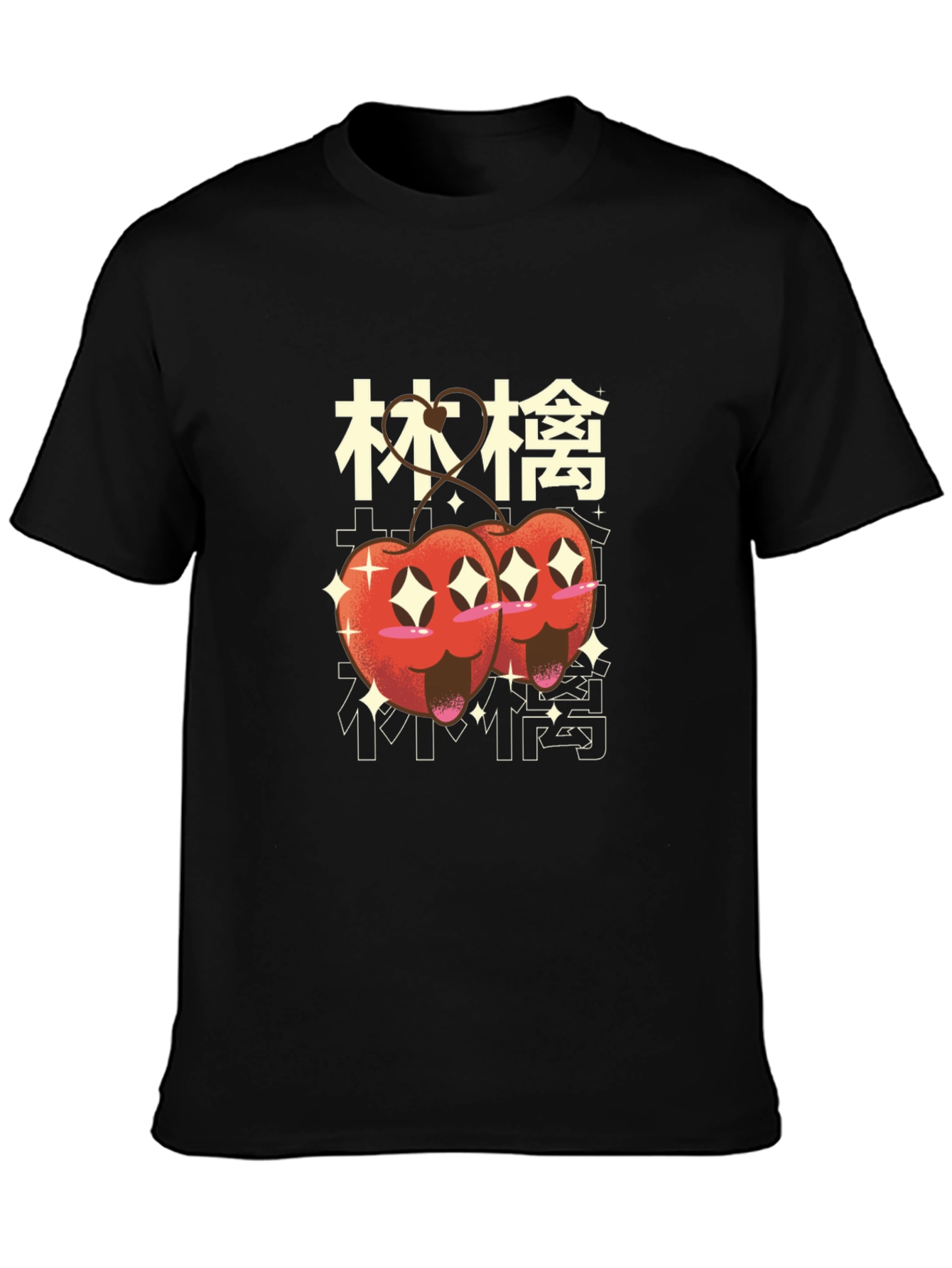 Kawaii Cherry Graphic Tee