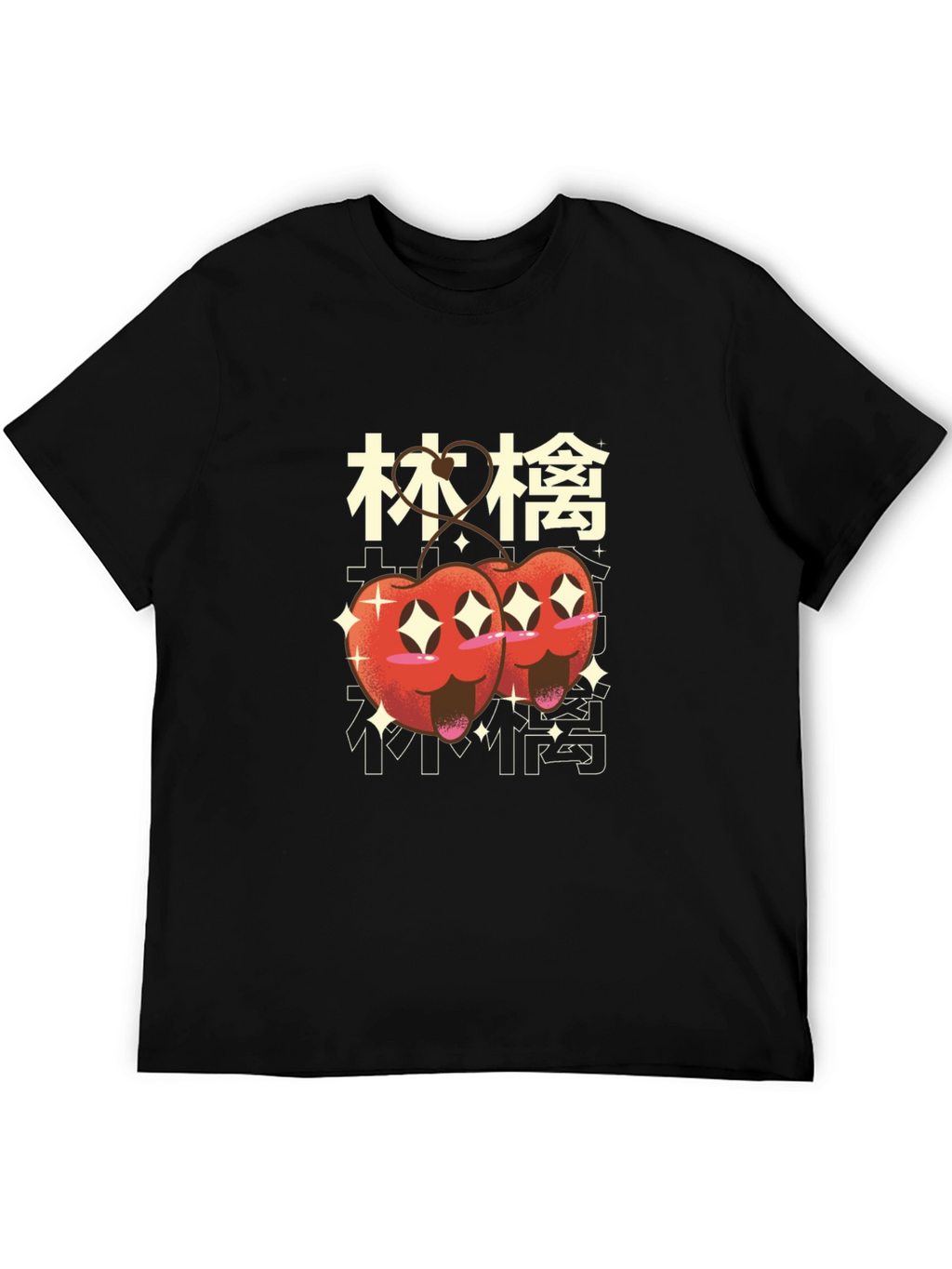 Kawaii Cherry Graphic Tee