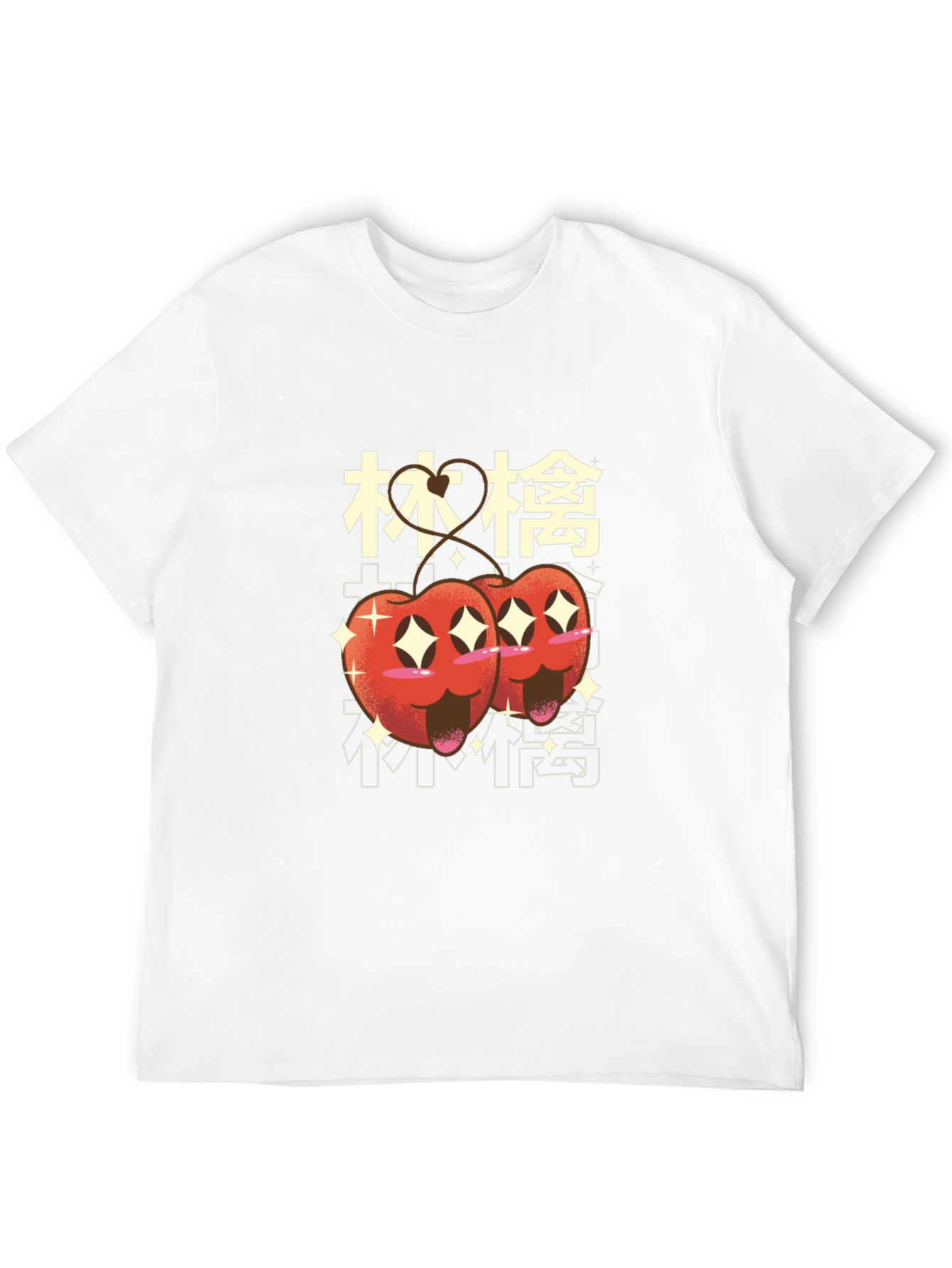 Kawaii Cherry Graphic Tee