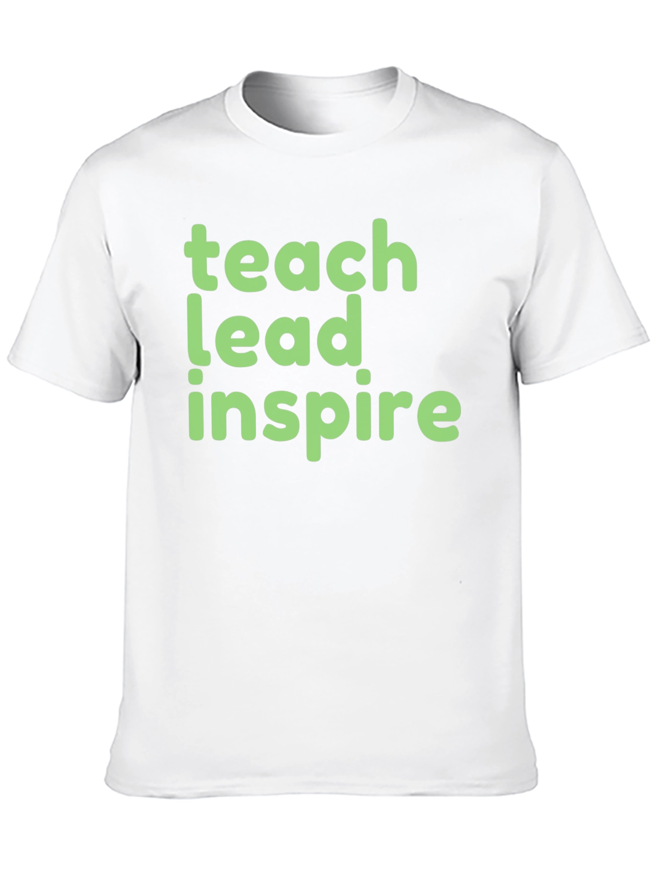 Teach Lead Inspire Graphic Tee - Black