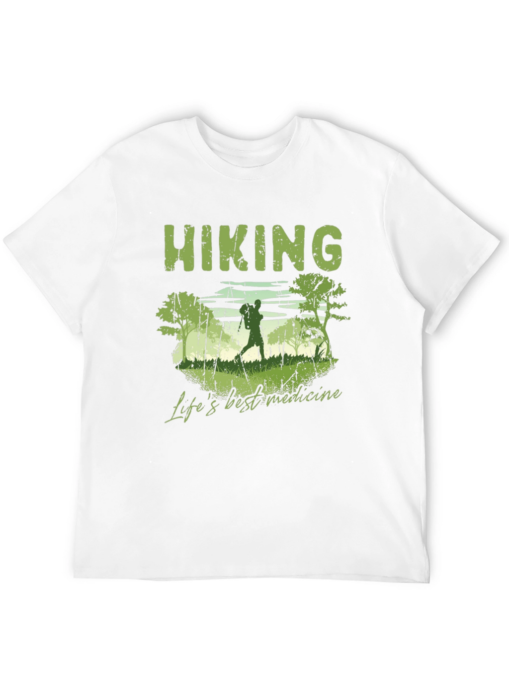 Hiking Lifes Best Medicine Graphic T-Shirt