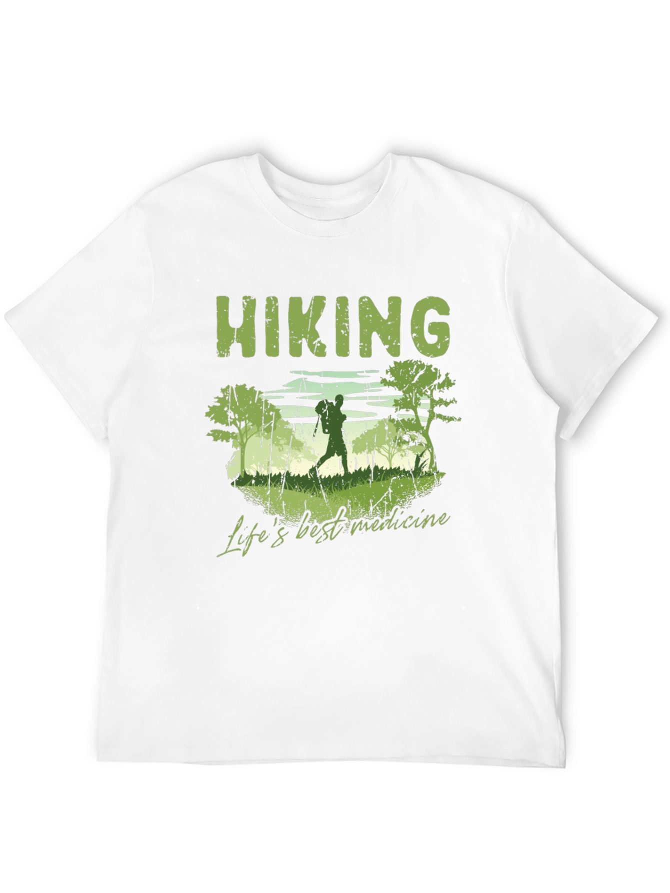 Hiking Lifes Best Medicine Graphic T-Shirt