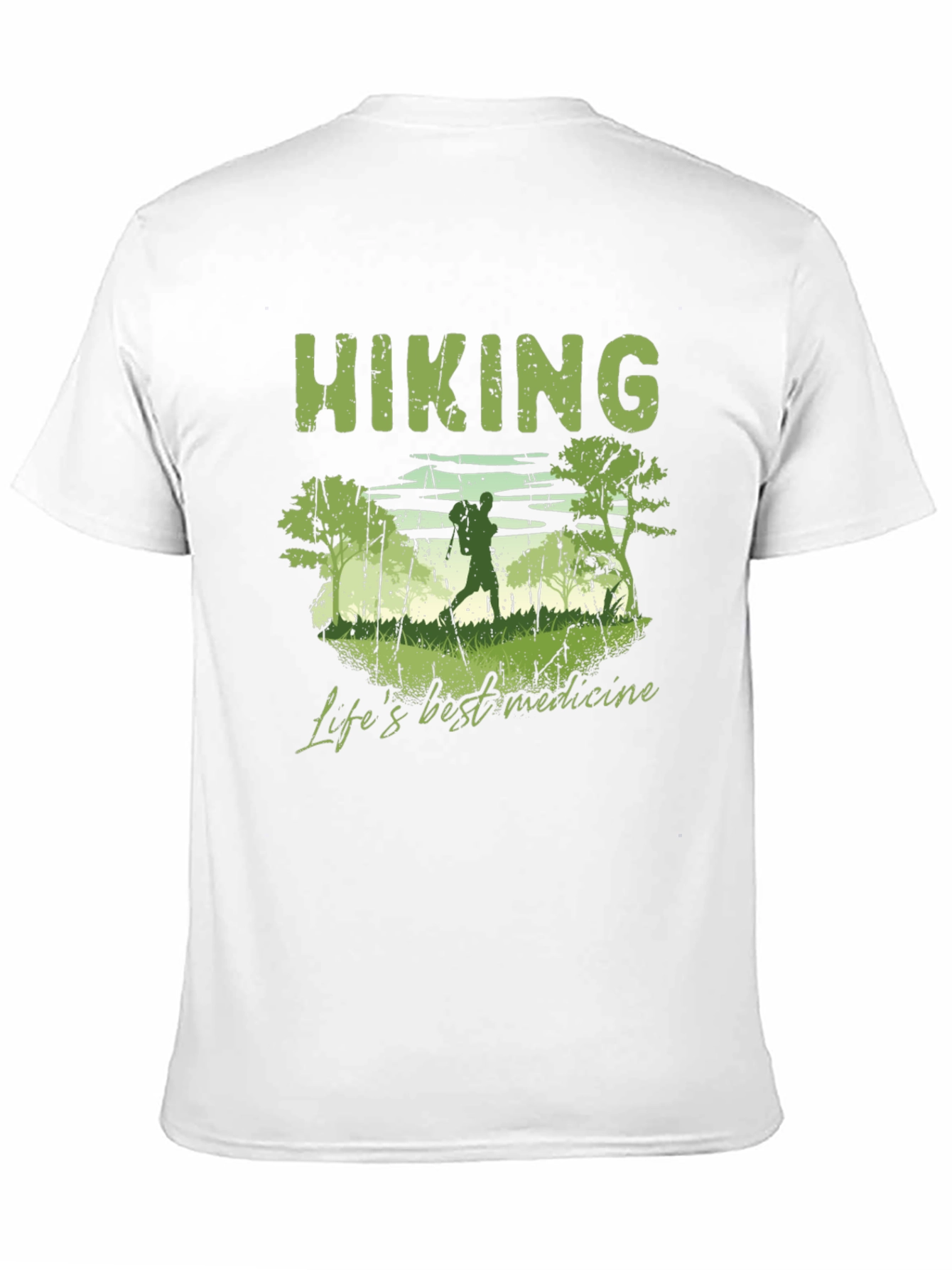 Hiking Lifes Best Medicine Graphic T-Shirt
