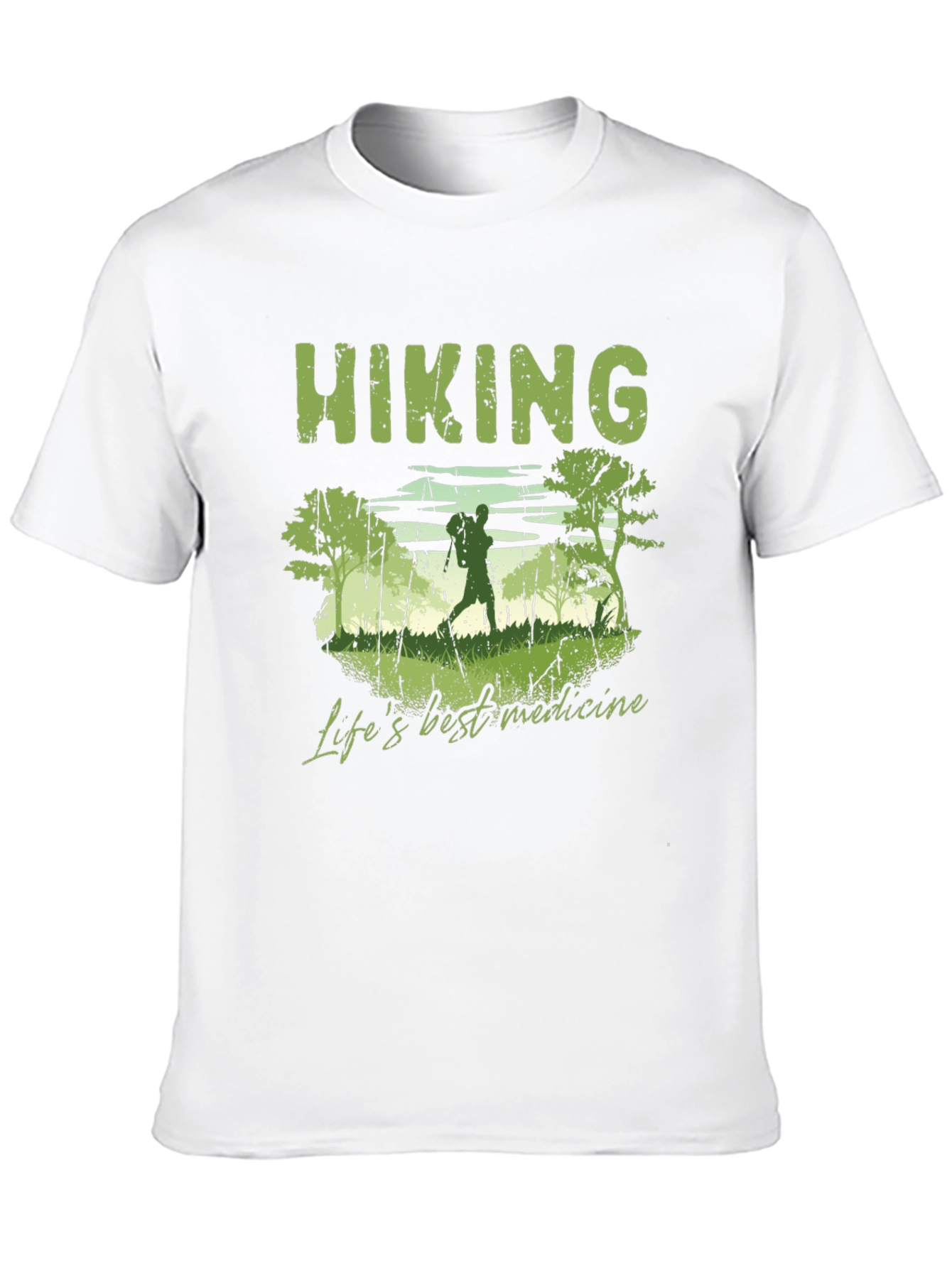 Hiking Lifes Best Medicine Graphic T-Shirt