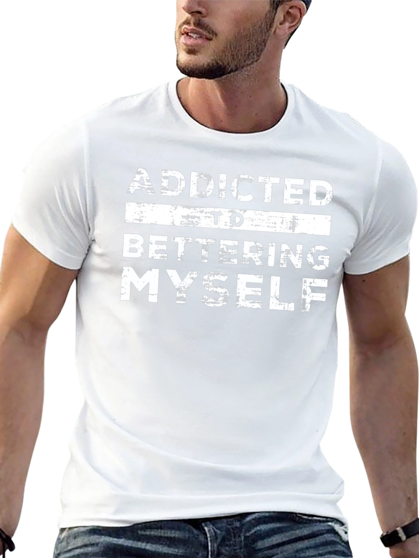 Addicted to Bettering Myself Graphic T-Shirt