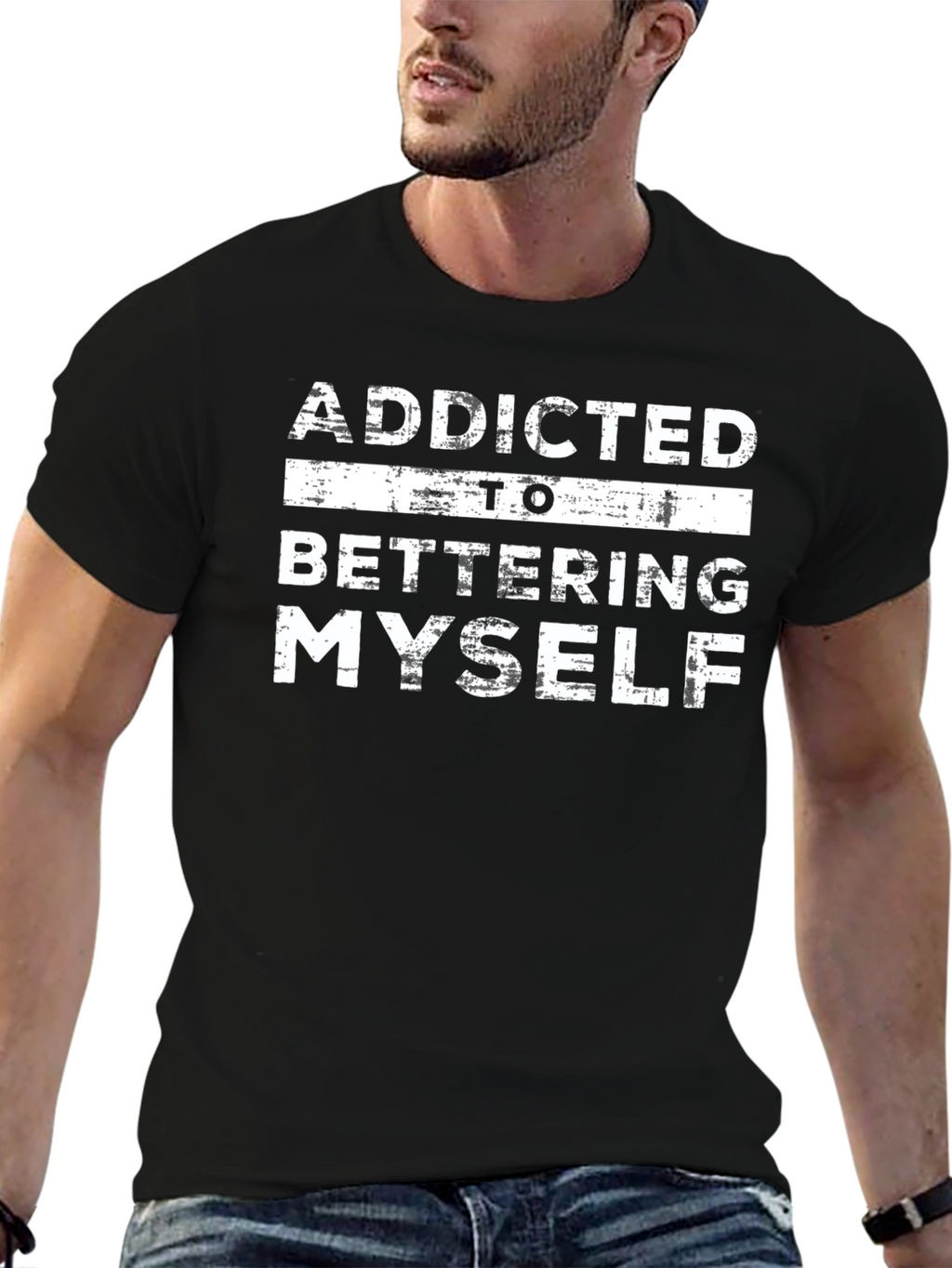 Addicted to Bettering Myself Graphic T-Shirt