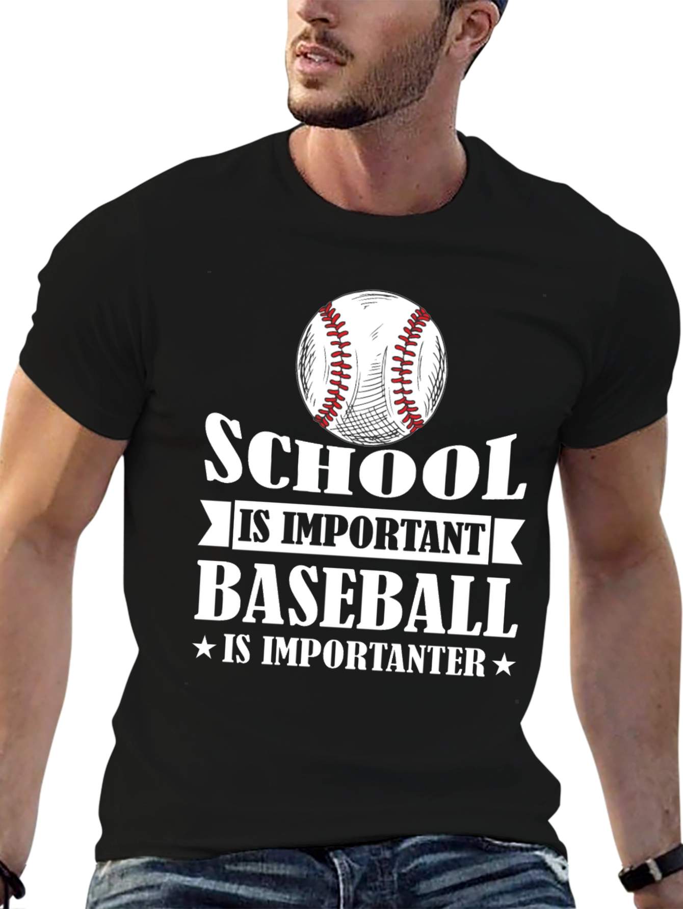 School is Important Baseball Is Importanter T-Shirt