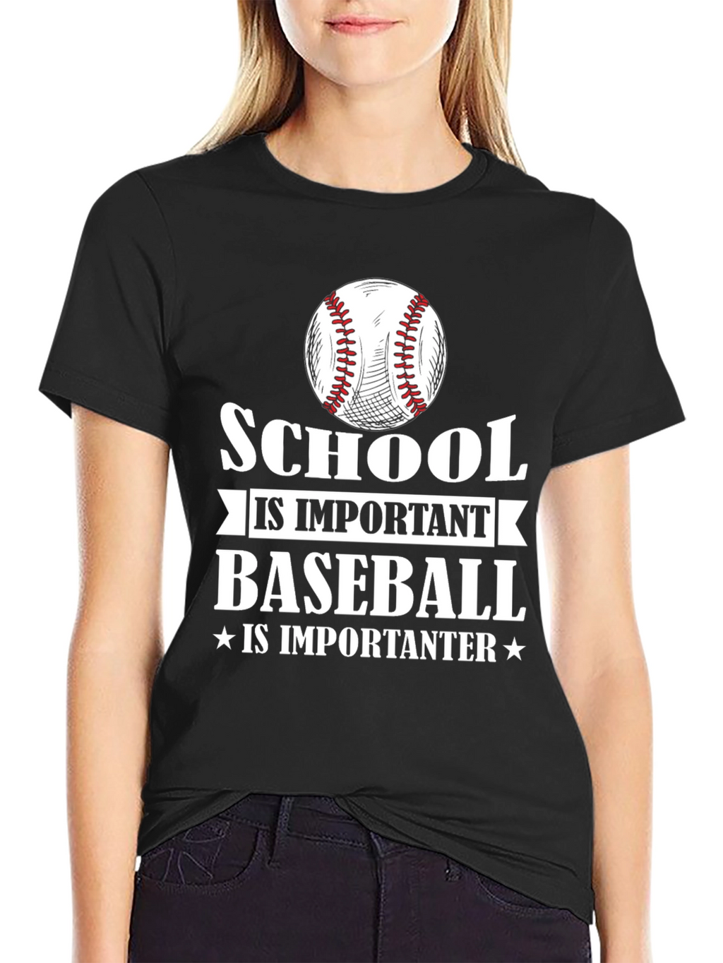 School is Important Baseball Is Importanter T-Shirt