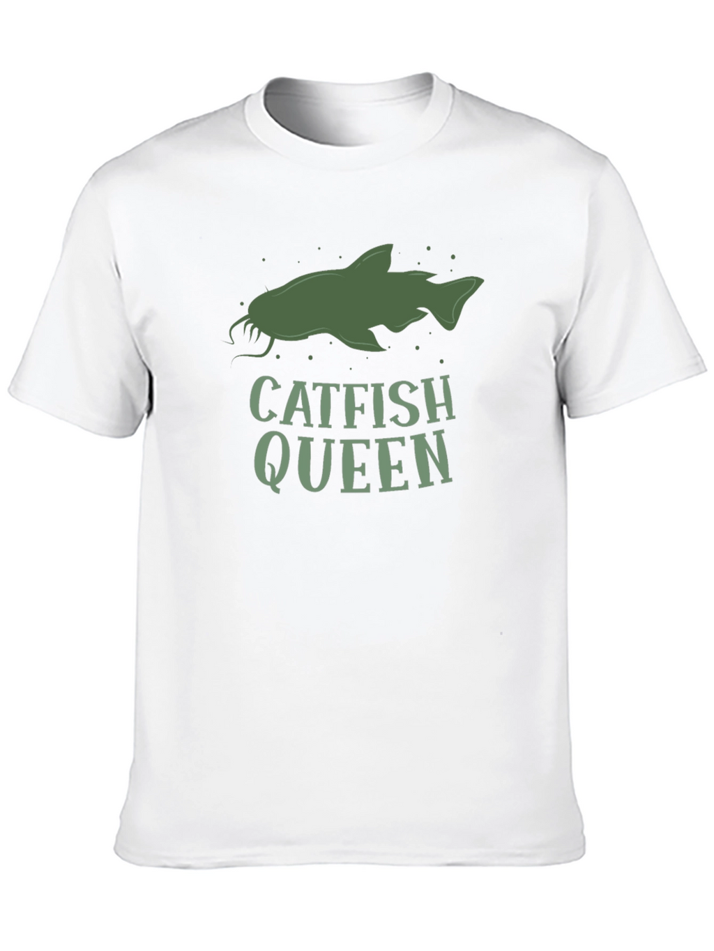 Catfish Queen Graphic Tee - Fishing Lover Shirt